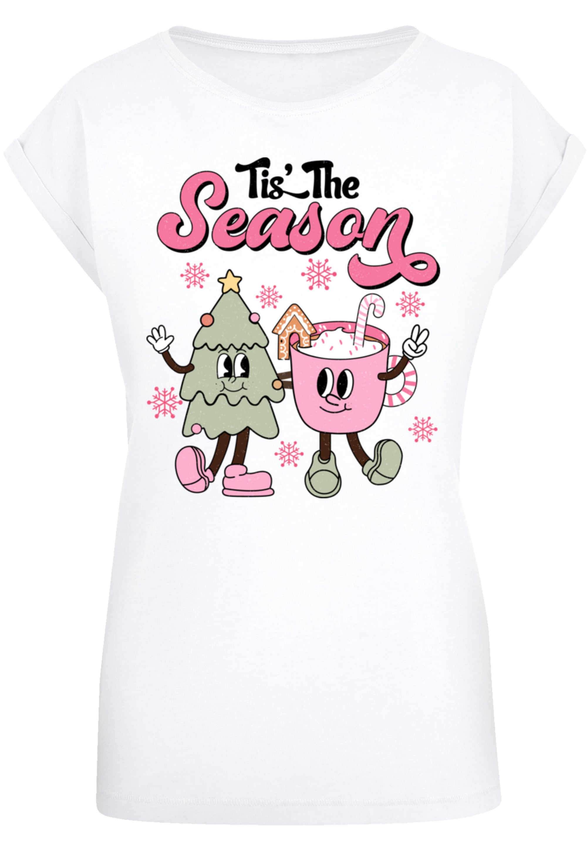 F4NT4STIC T-Shirt »Tis The Season Tree Cocoa«, Premium Qualität, Weihnachts-Kollection