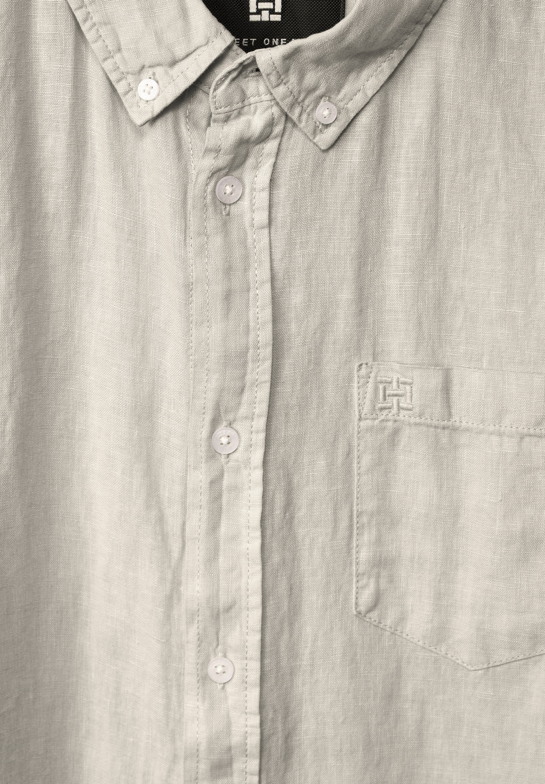 STREET ONE MEN Langarmhemd, soft und weich