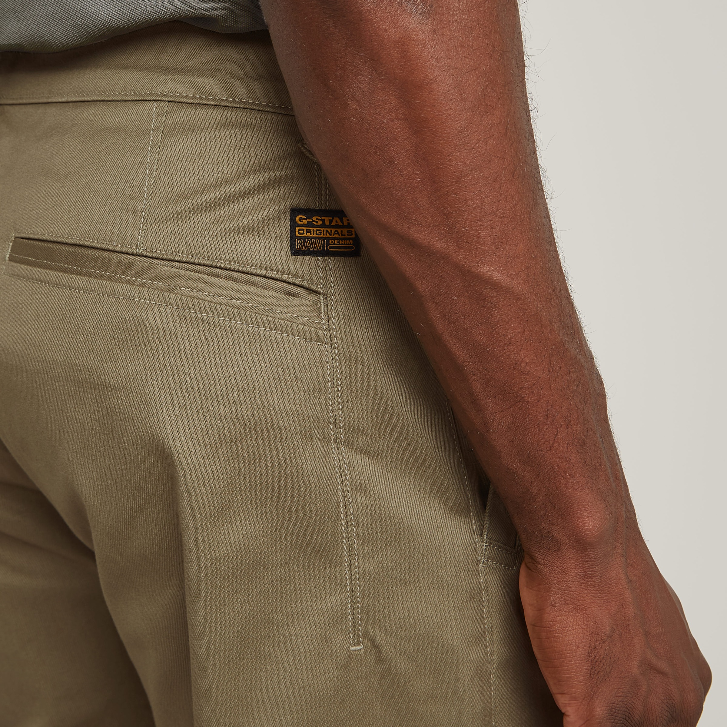 G-STAR Chinohose »Morry Tapered Chino«, mit Paspeltaschen