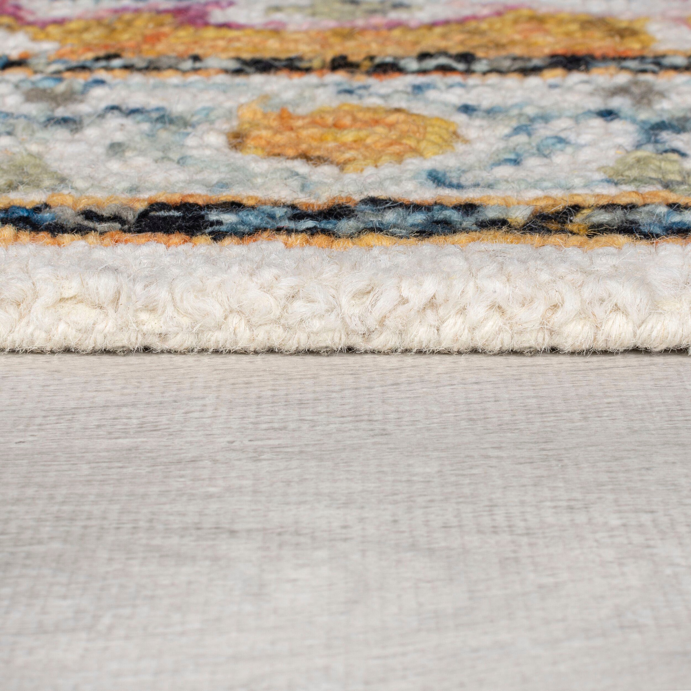 FLAIR RUGS Wollteppich »Dhalia«, rechteckig, 10 mm Höhe