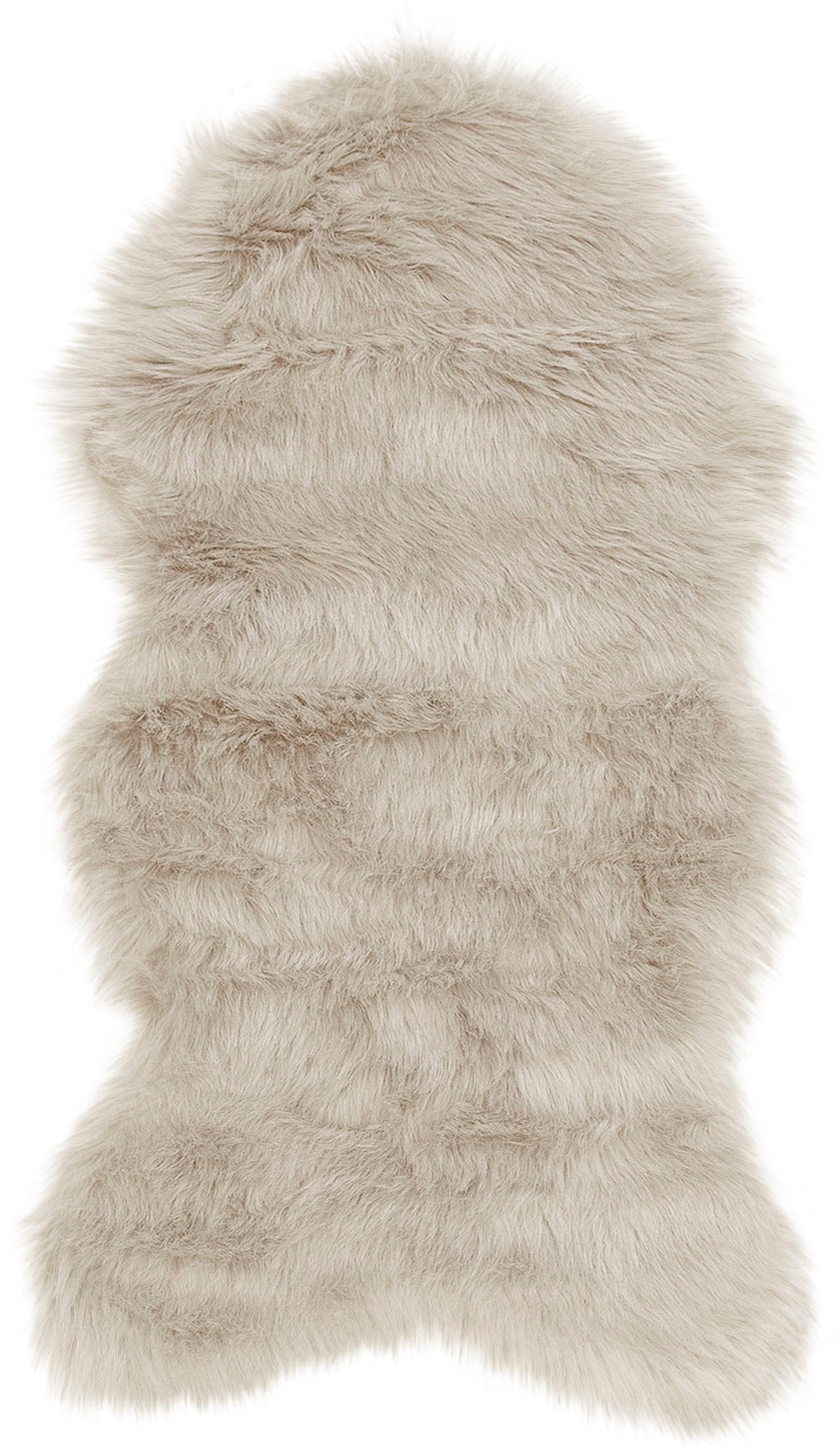 my home Hochflor-Teppich "Valeria Fellteppich kuschelig" fellförmig 60 mm H günstig online kaufen