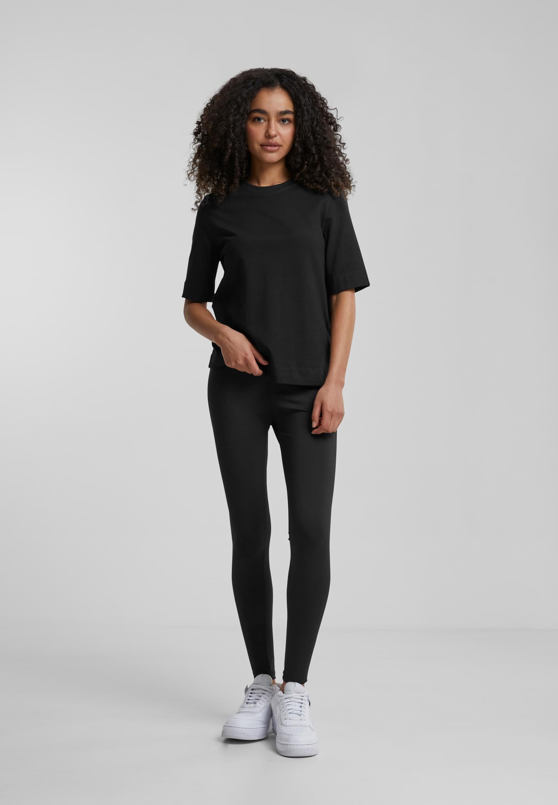 URBAN CLASSICS T-Shirt »Urban Classics Damen Ladies Classy Tee 2-Pack«, (1 tlg.)