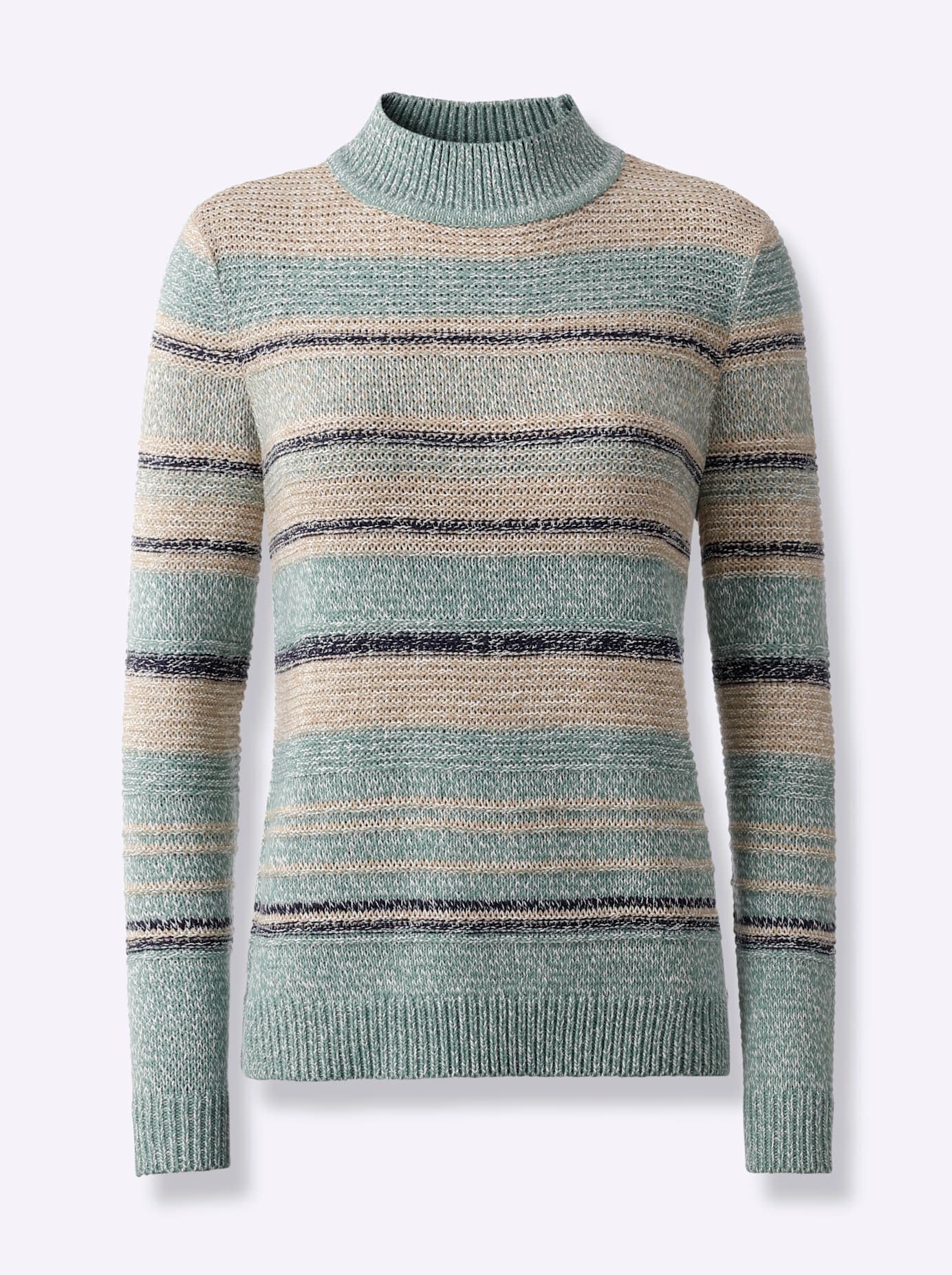 Classic Basics Stehkragenpullover "Langarm-Pullover" günstig online kaufen
