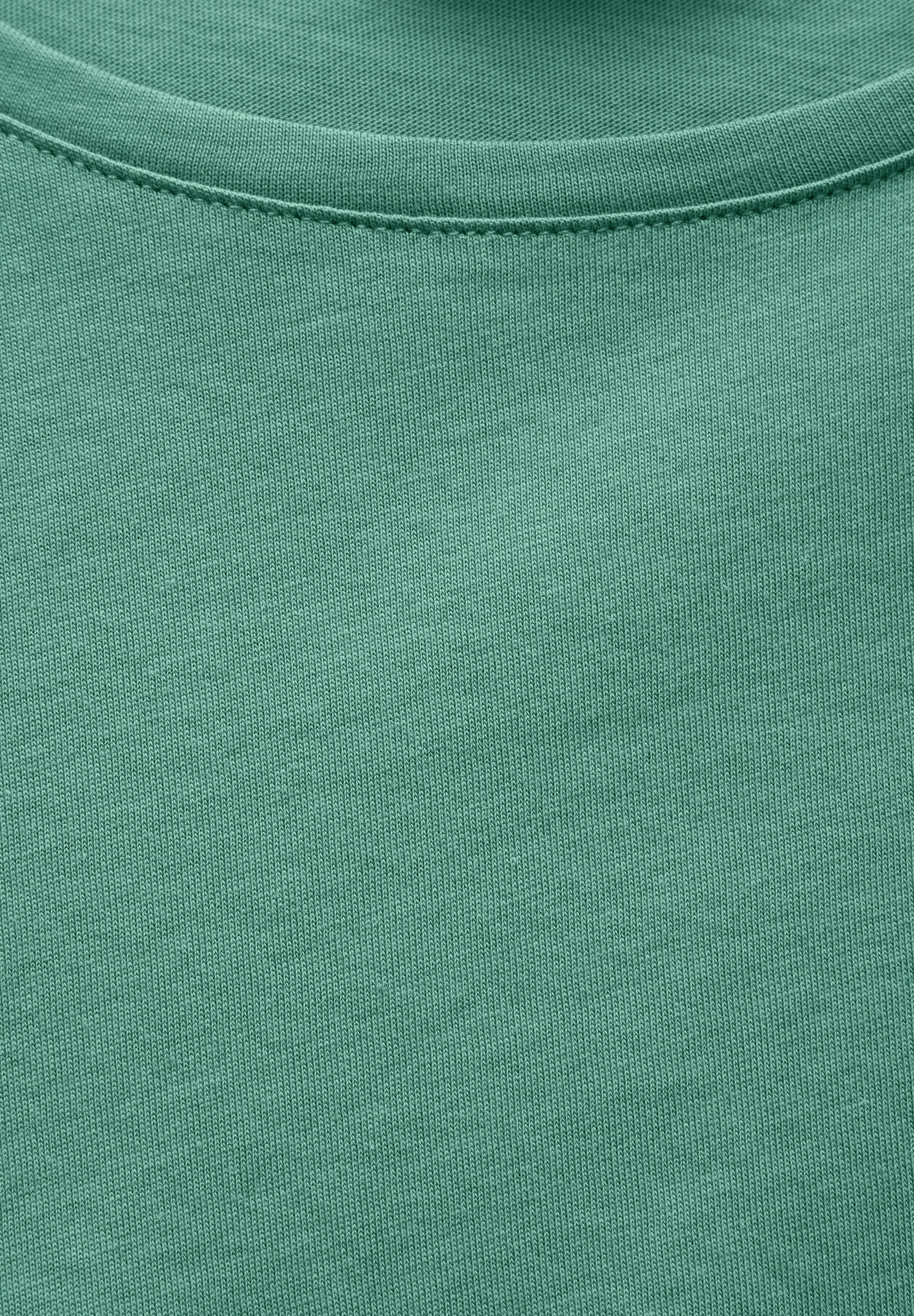 STREET ONE Langarmshirt, aus reiner Baumwolle