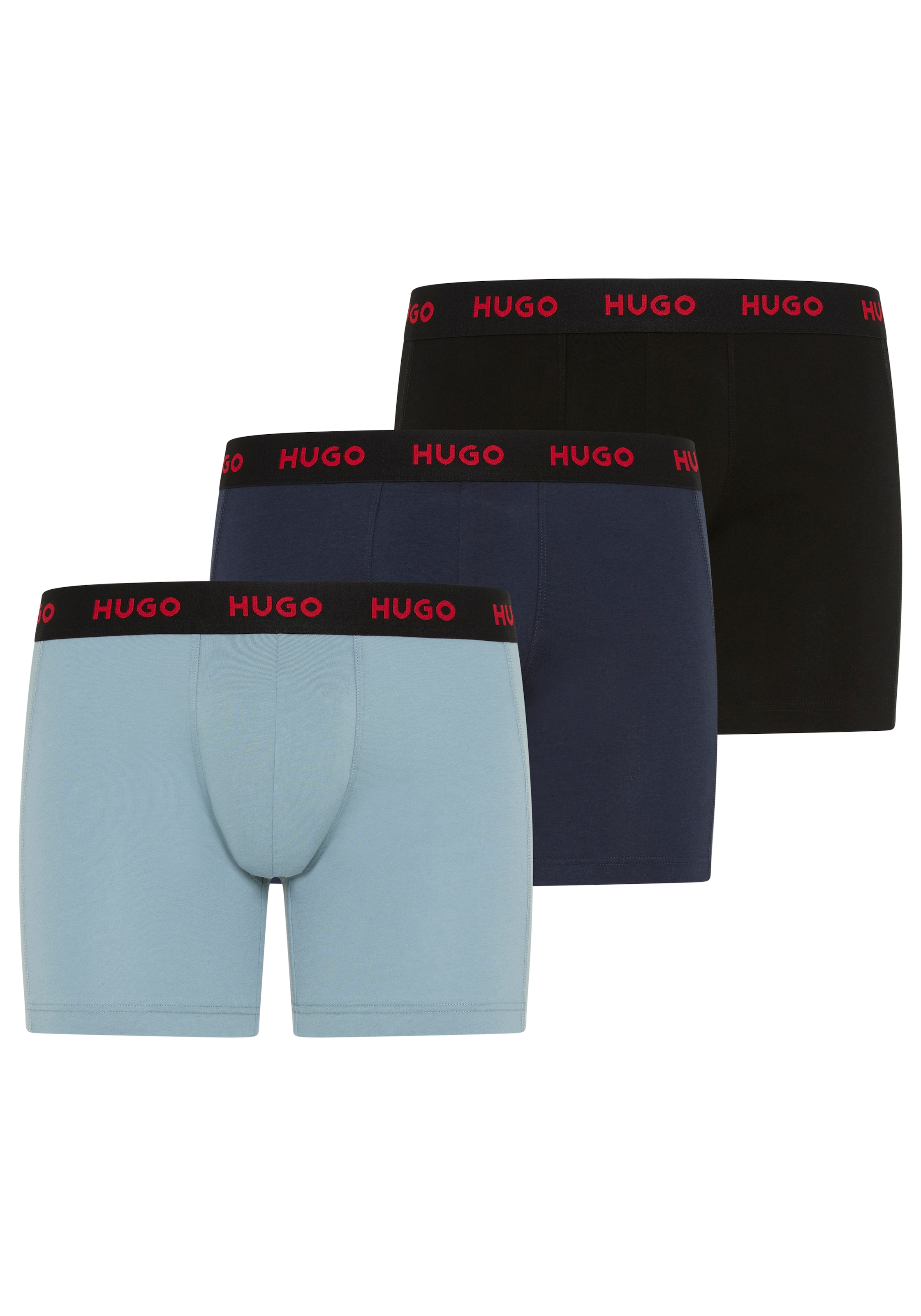 HUGO Underwear "BOXERBR TRIPLE" Packung, 3er, 3 Stk. mit elastischem Bund günstig online kaufen