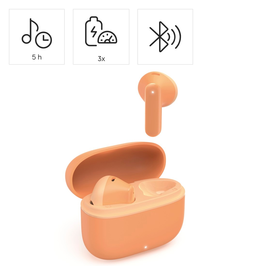Hama In-Ear-Kopfhörer »Bluetooth®-Kopfhörer "Freedom Light II", TWS, Earbuds, Sprachsteuerung«