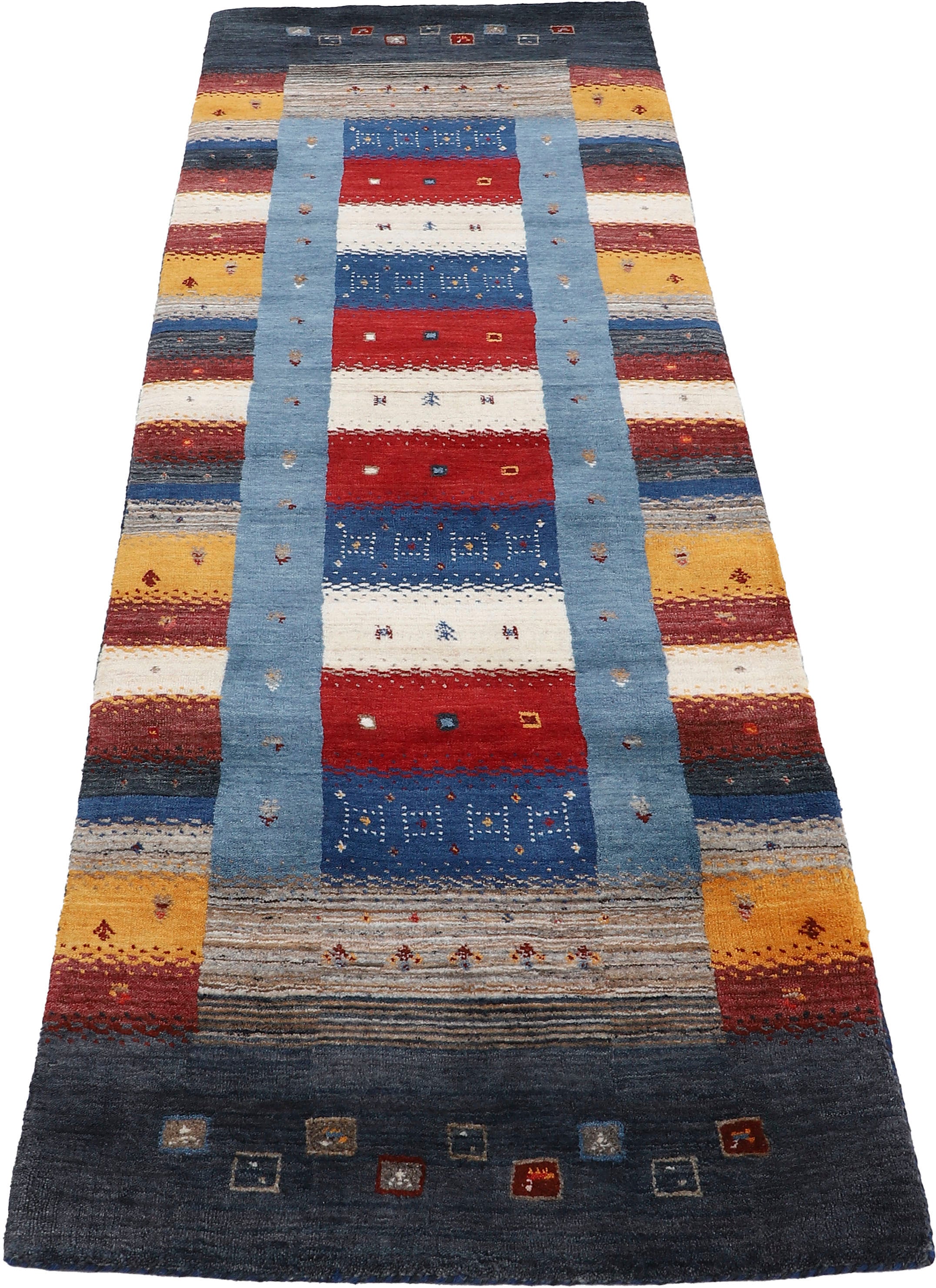 carpetfine Wollteppich "Gabbeh Don, auch als Läufer" rechteckig 15 mm Höhe günstig online kaufen