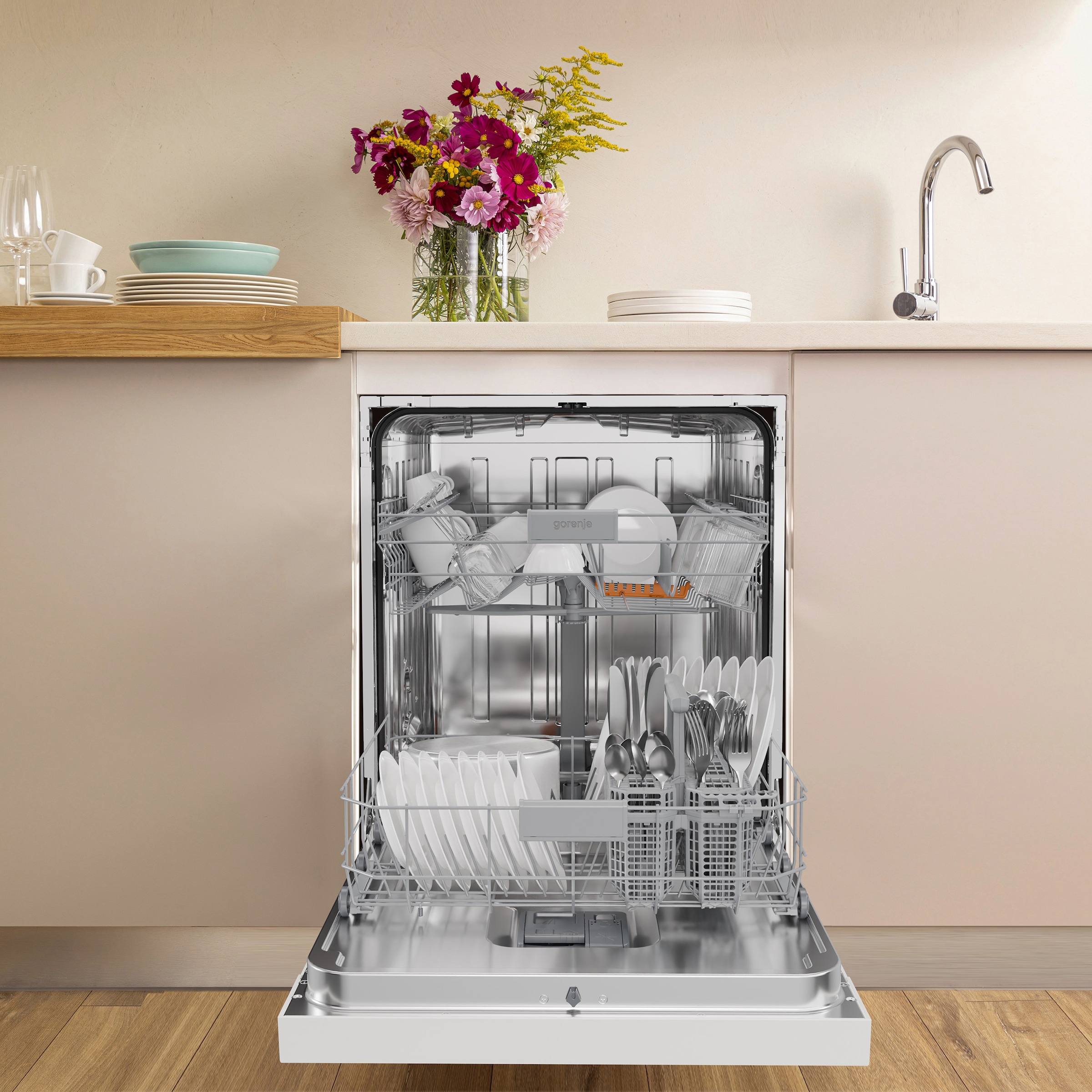 GORENJE Unterbaugeschirrspüler »GU642D90W« 9,5 l 14 Maßgedecke TotalAquaStop