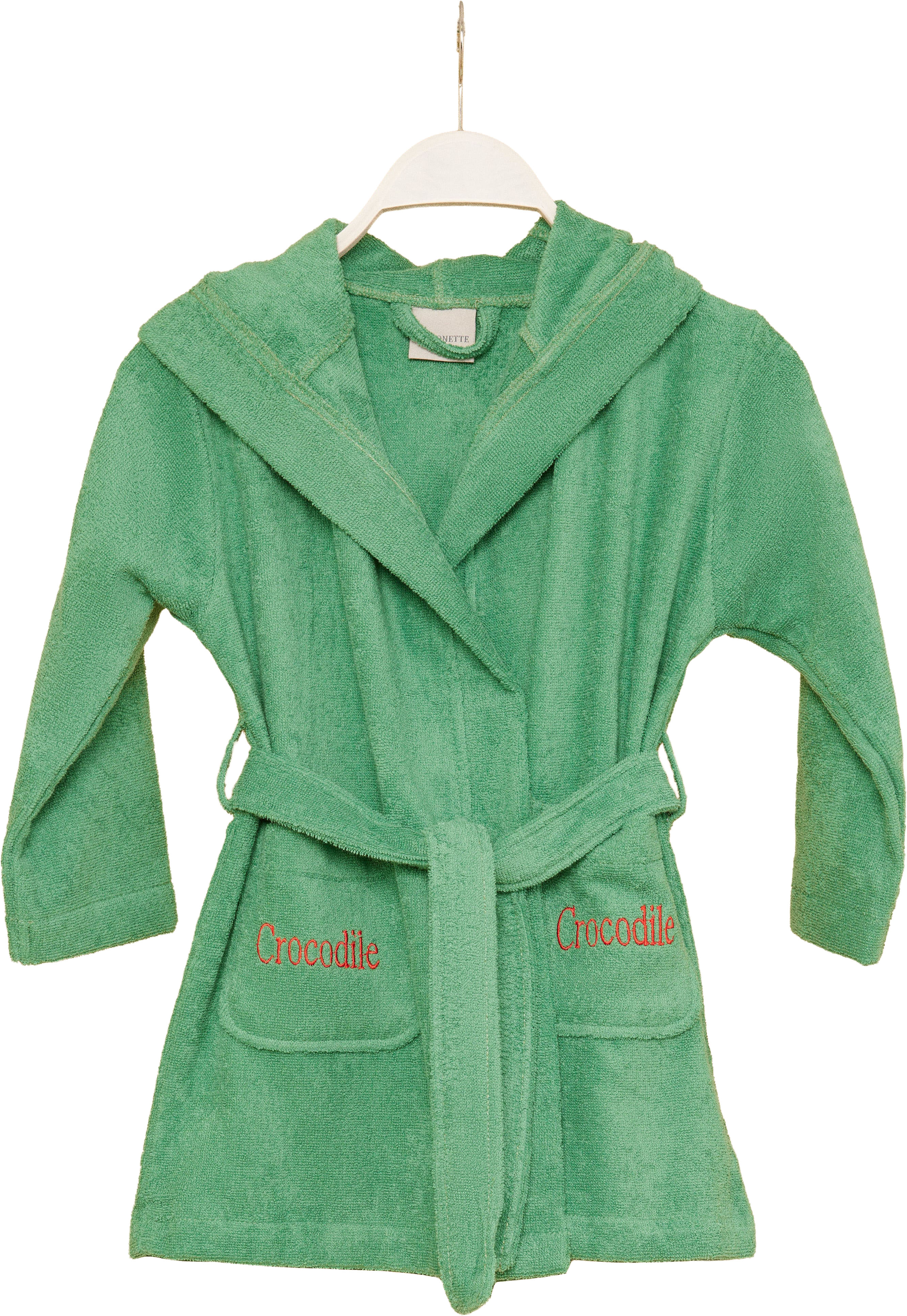 Egeria Kinderbademantel "Crocodile" mit Kokodil Applikation