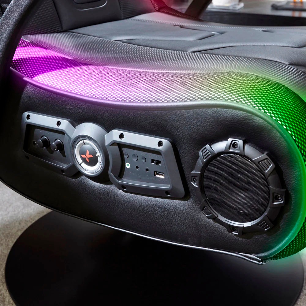 X Rocker Gaming-Stuhl »Monsoon RGB 4.1 Neo Motion™«, Kunstleder, mit Neo Motion™ Beleuchtung