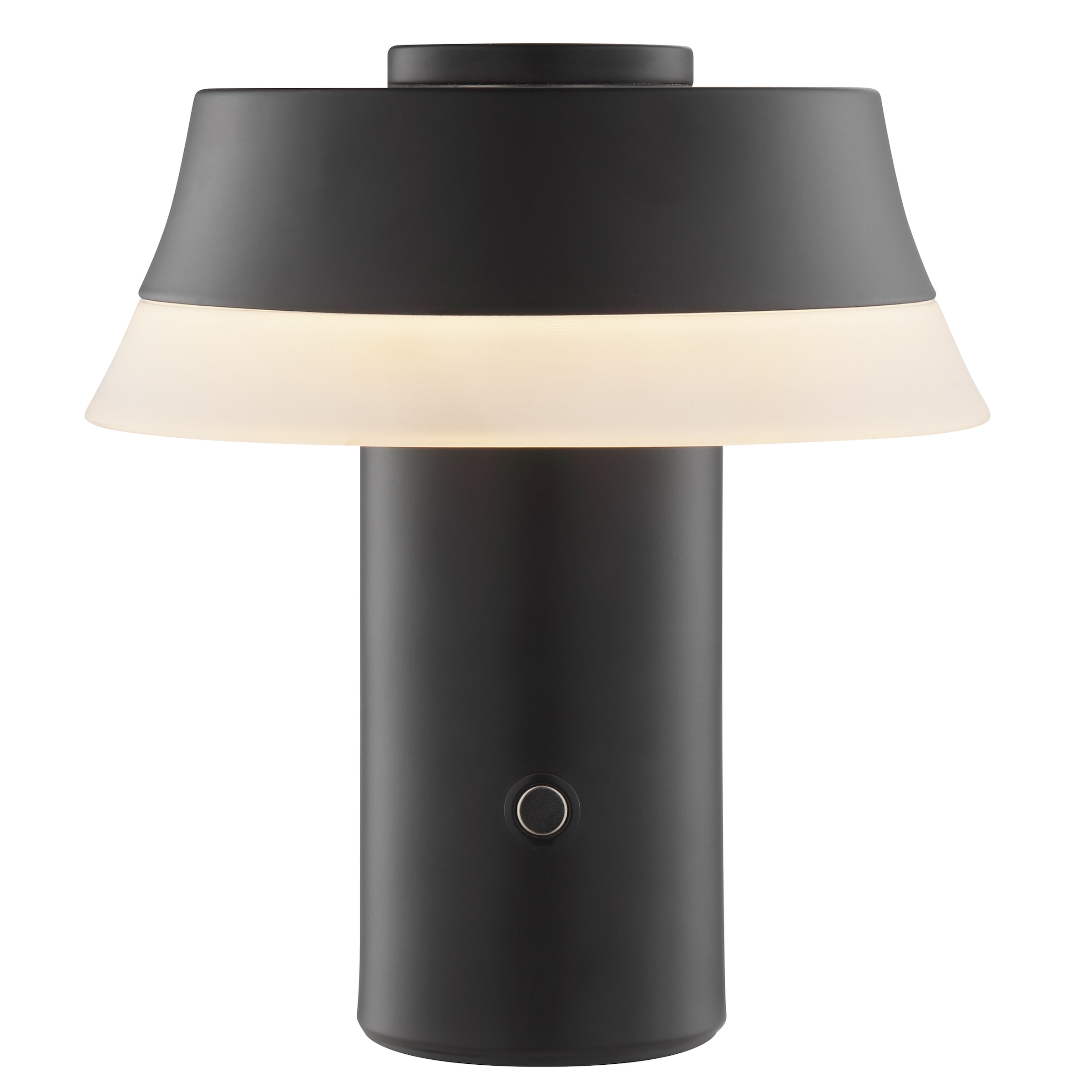 Brilliant LED Tischleuchte »Kinich« LED-Modul 1 Stk. Warmweiß LED Akku-Leuchte, 17 cm, 240 lm, per wireless charging & USB ladbar