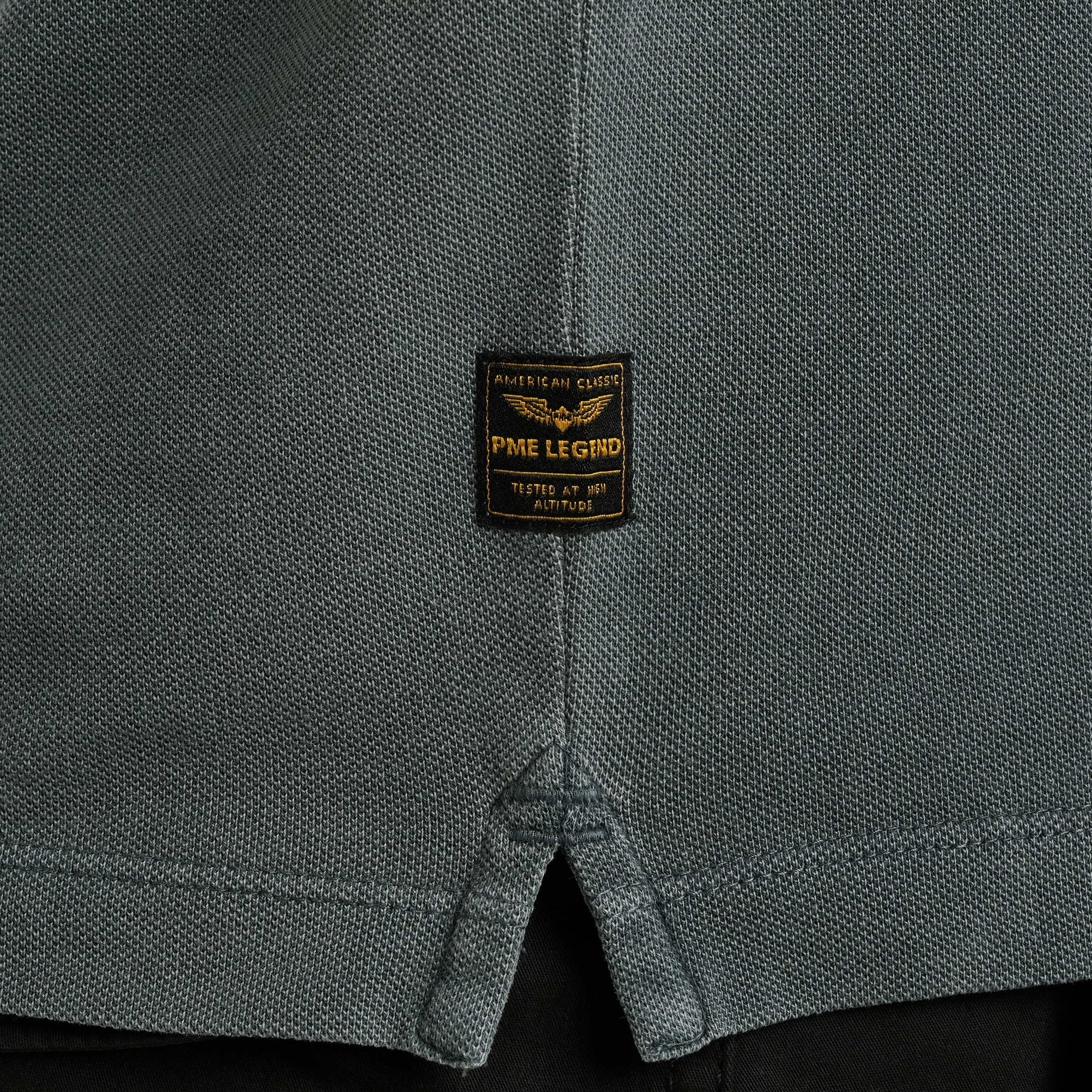 PME LEGEND Poloshirt »Short sleeve polo garment dyed pique«, mit Logo Stickerei