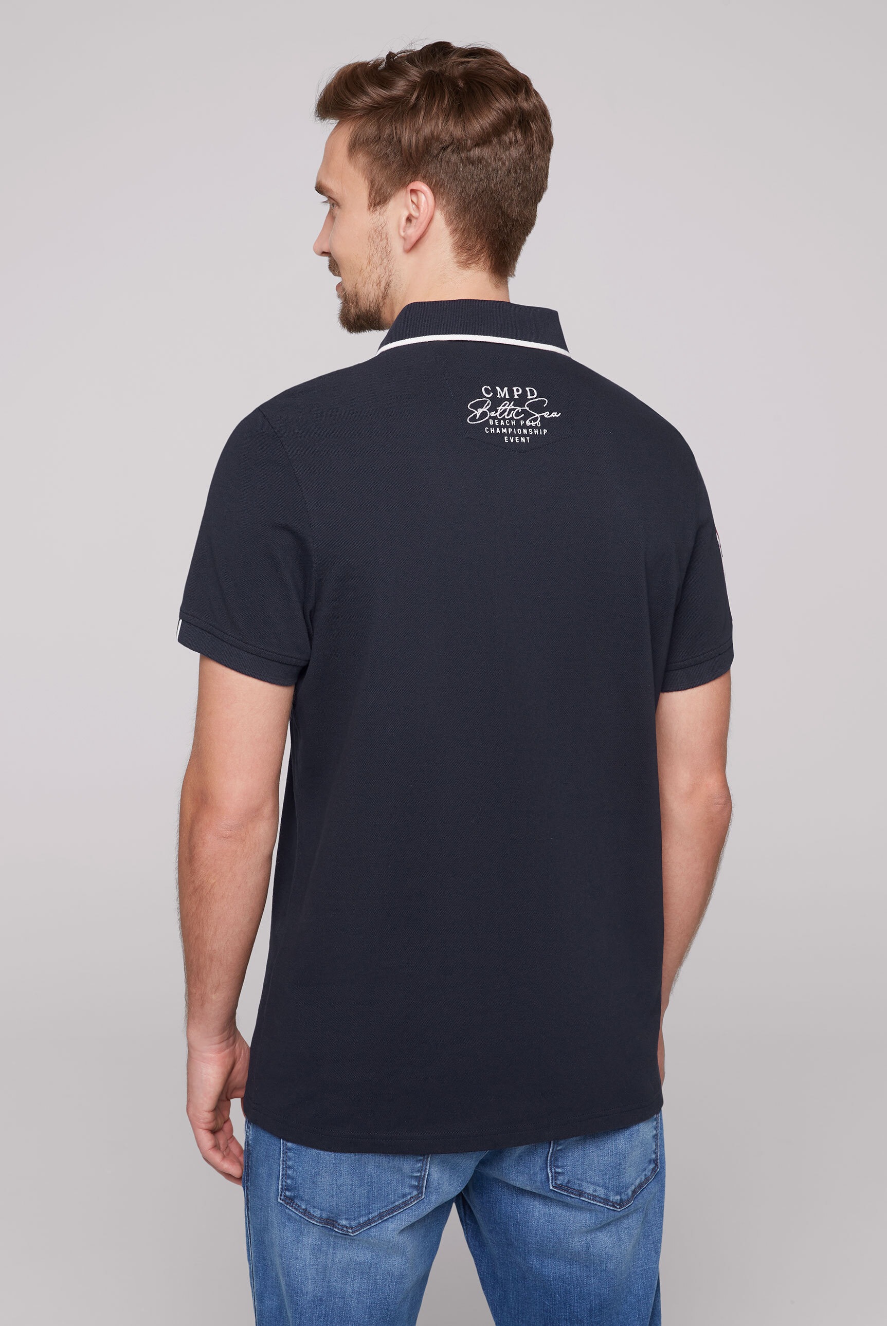 CAMP DAVID Poloshirt, aus Baumwolle
