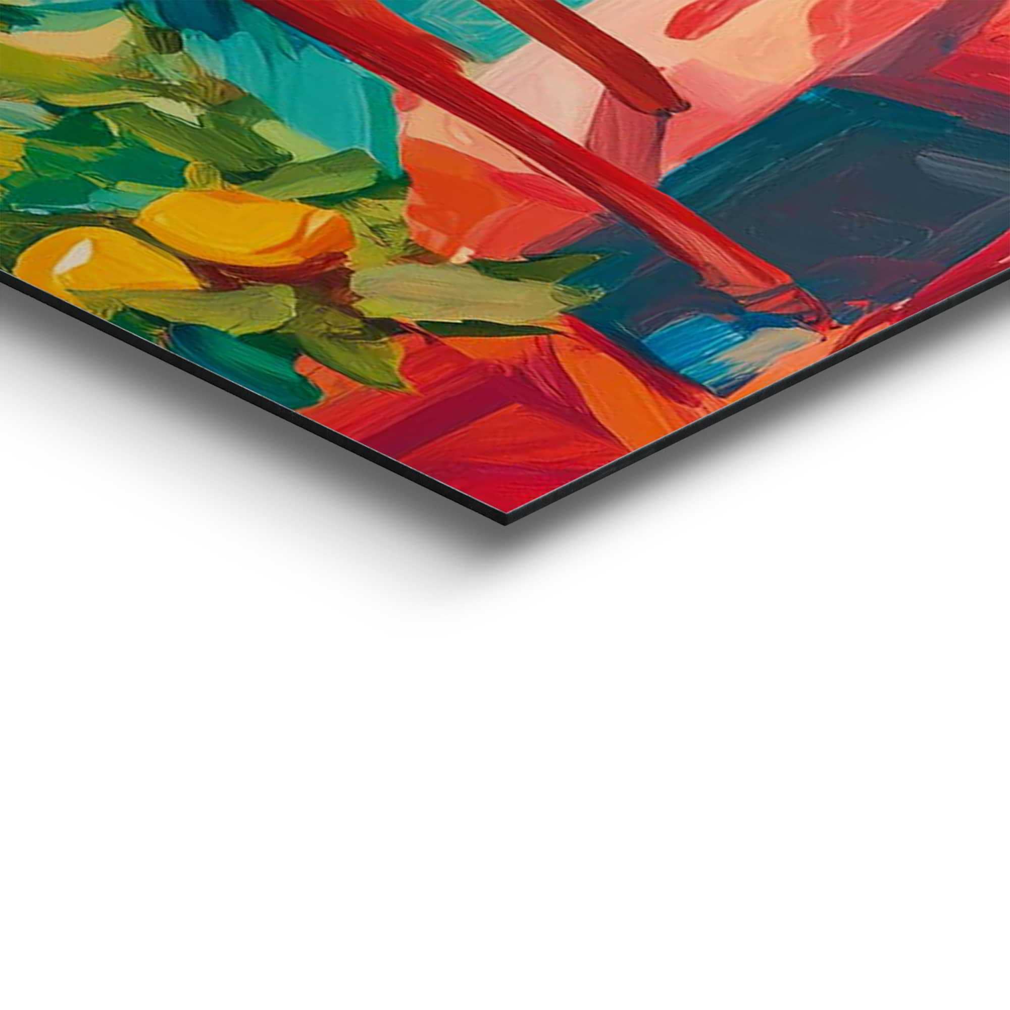 Reinders! XXL-Wandbild »Mediterraner Sommer« 1 Stk. tlg. Hobbyraum - Mehrfarbig - MDF - Gebäude - 100x140 cm