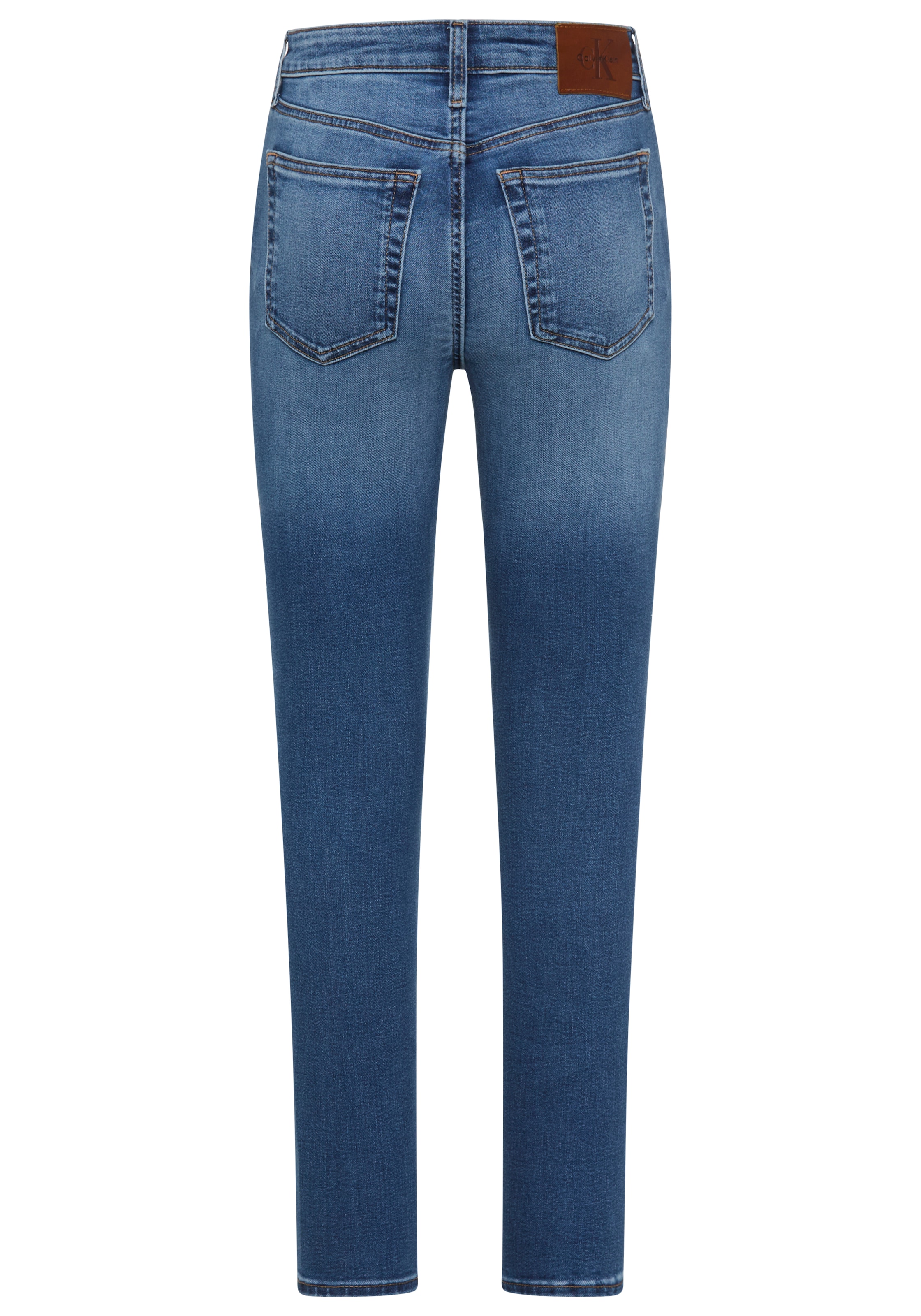 Calvin Klein Jeans Skinny-fit-Jeans »MID RISE SKINNY INDIGO STATION« Skinny fit mit Taschen