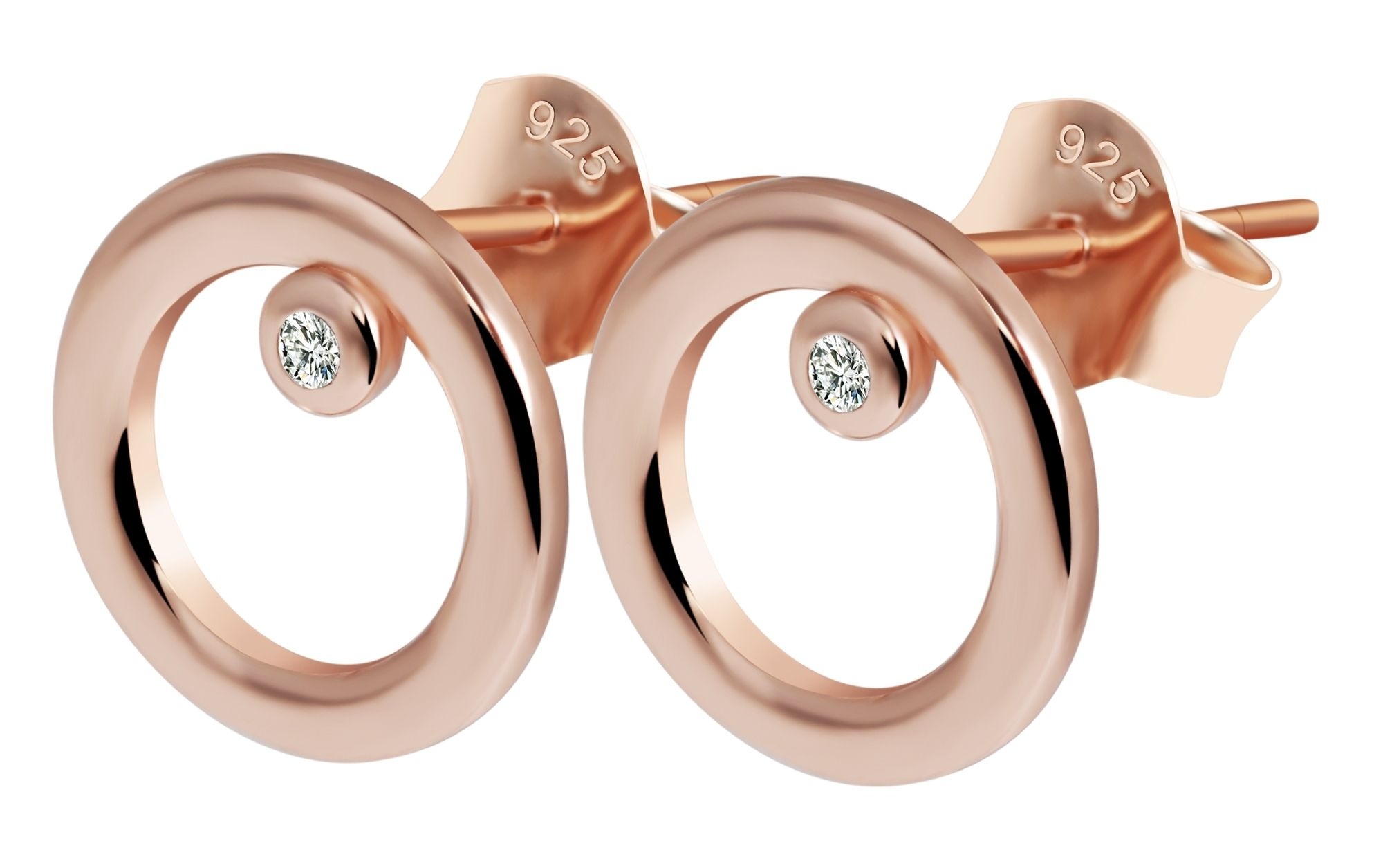 Adelia´s Paar Ohrhänger »Damen Ohrringe – Ohrstecker aus 925 Silber mit Zirkonia« Ein stilvolles Geschenk für besondere Momente