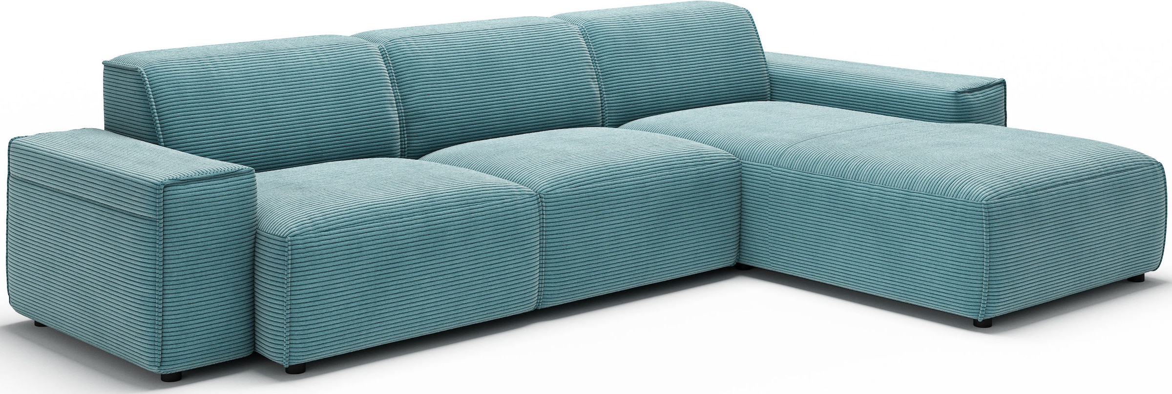 andas Ecksofa »Glimminge auch in Breitcord, Feincord, Bouclé + Easy care-Bezug«, L-Form, Breite 294, Zierkissen