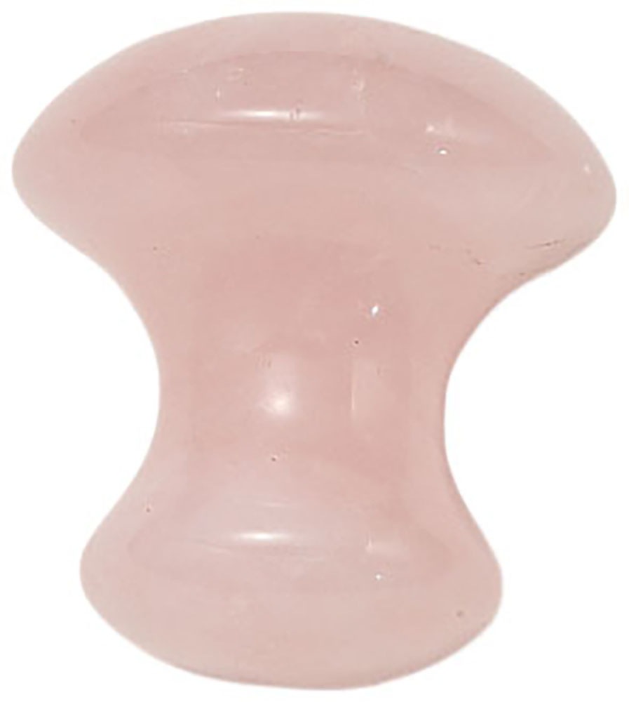 FIRETTI Massagestein "Geschenk Edelstein Farbstein Halbedelstein Walze", rosa, Stein, B:3,5cm H:4cm T:1,7cm, Massagegeräte, Made in Germany -