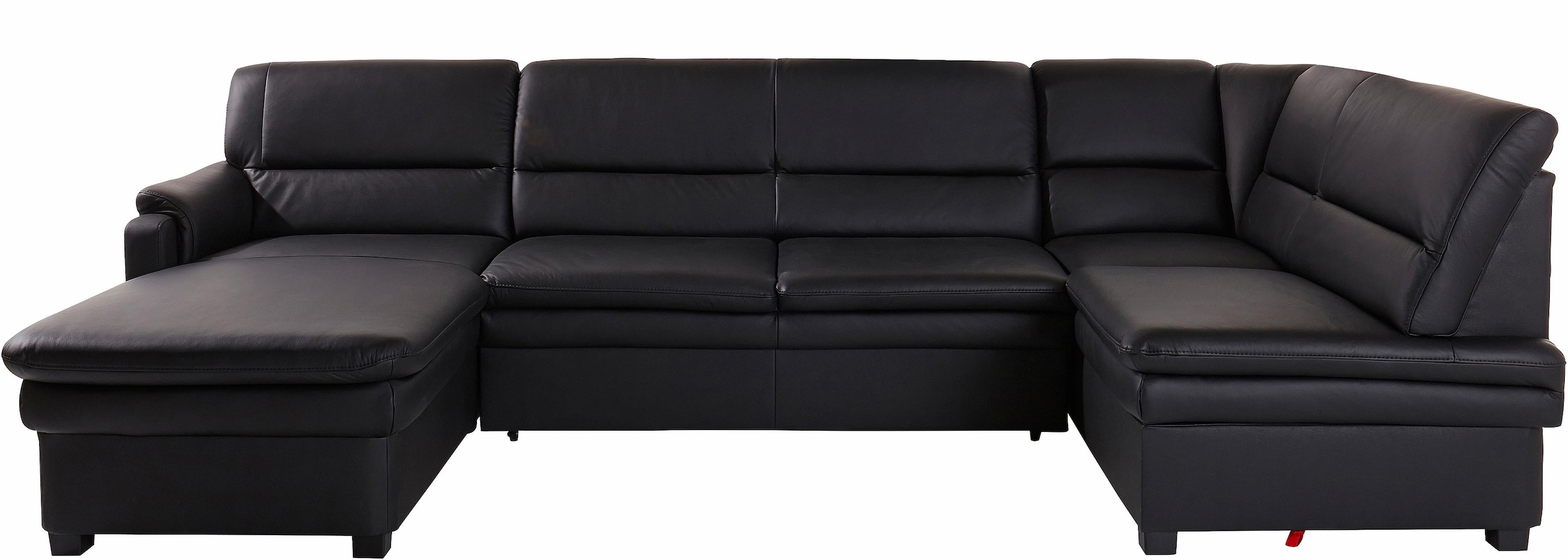 sit&more Wohnlandschaft »Pisa U-Form«, mit Federkern, wahlweise mit Bettfunktion