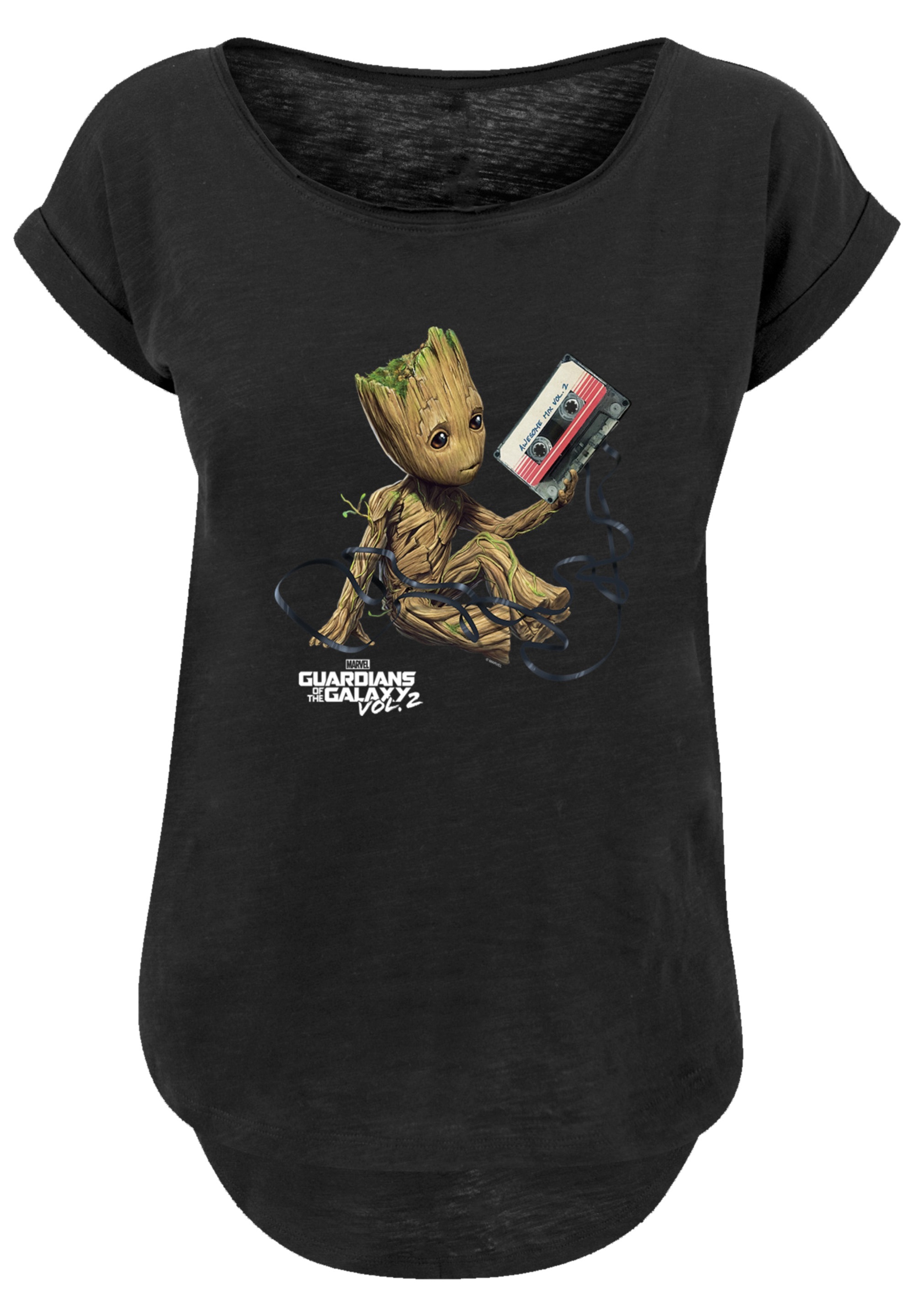 F4NT4STIC T-Shirt »Marvel Guardians Of The Galaxy Vol2 Groot Tape«, Premium Qualität