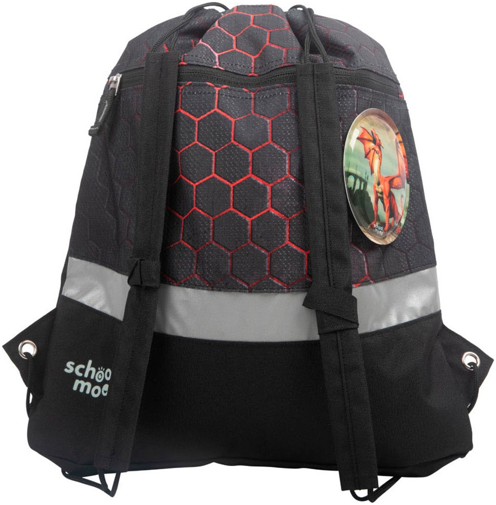 SCHOOL-MOOD® Schulranzen »Champion Pro«, retroreflektierende Flächen, mit LED-Patchy