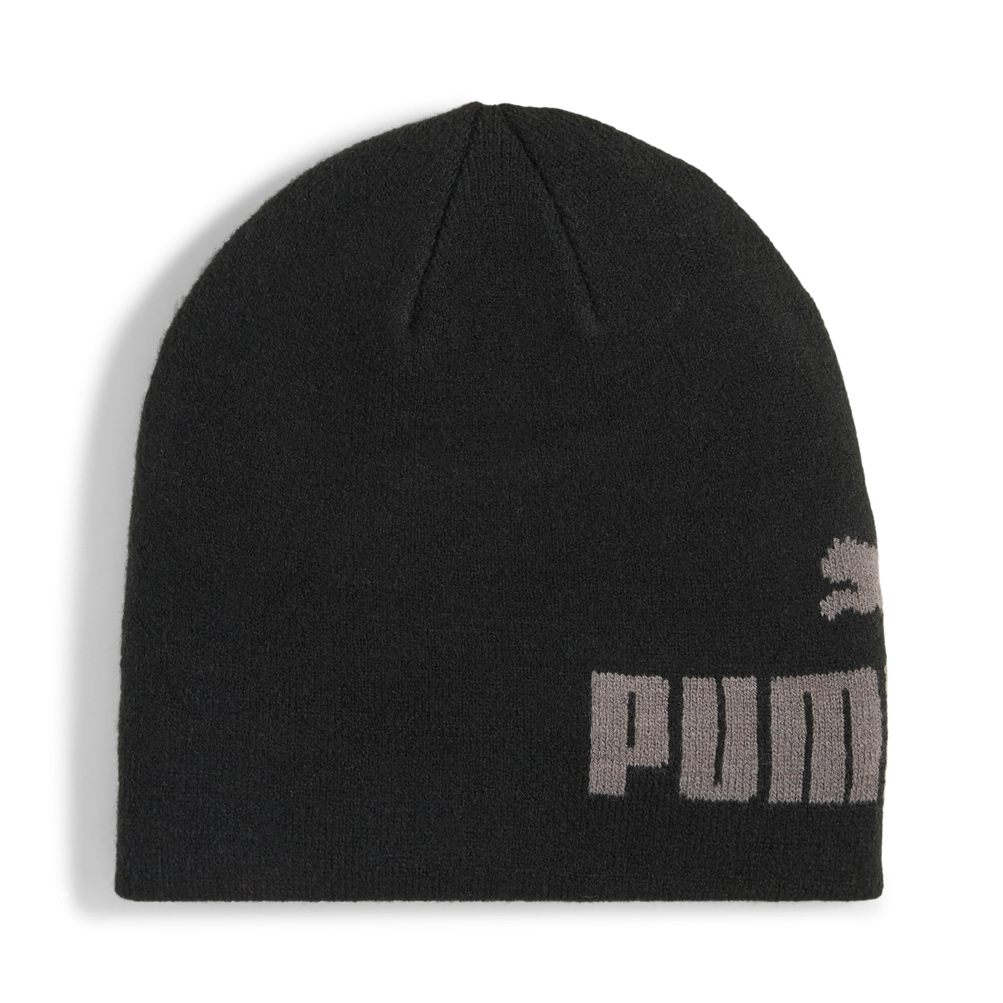 PUMA Strickmütze "ESS MID CROWN CUFFLESS BEANIE JR" für Kinder und Jugendliche, mit sportlichem Stil, unifarbenes Design