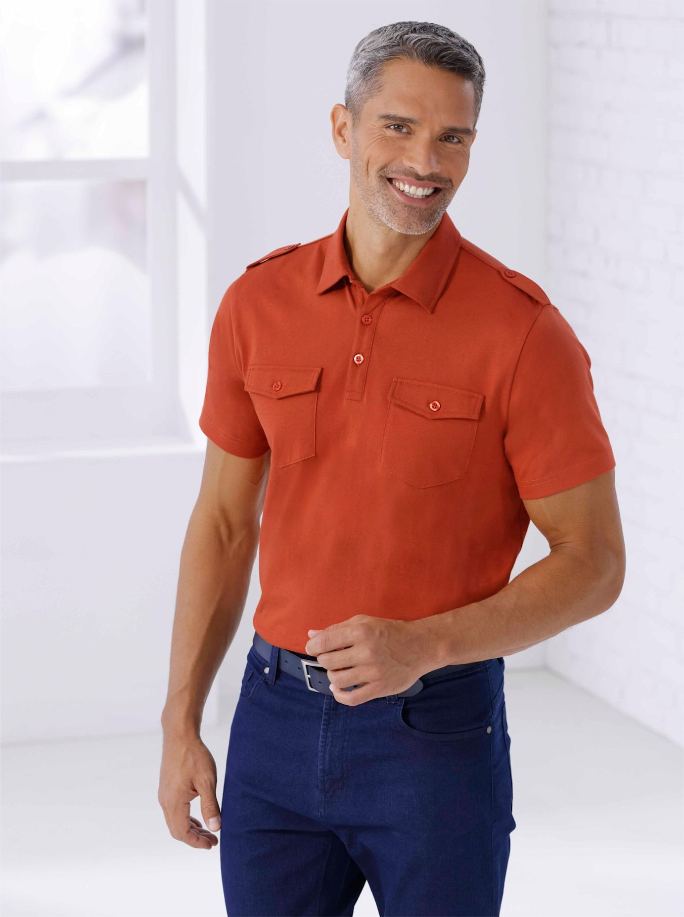 Classic Poloshirt "Kurzarm-Poloshirt" 1 Stk. tlg. günstig online kaufen