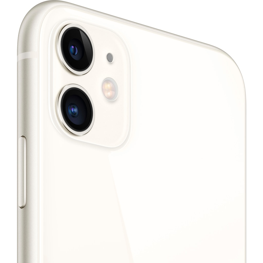Apple Smartphone »iPhone 11«, white, 15,5 cm/6,1 Zoll, 128 GB Speicherplatz, 12 MP Kamera, ohne Strom-Adapter und Kopfhörer