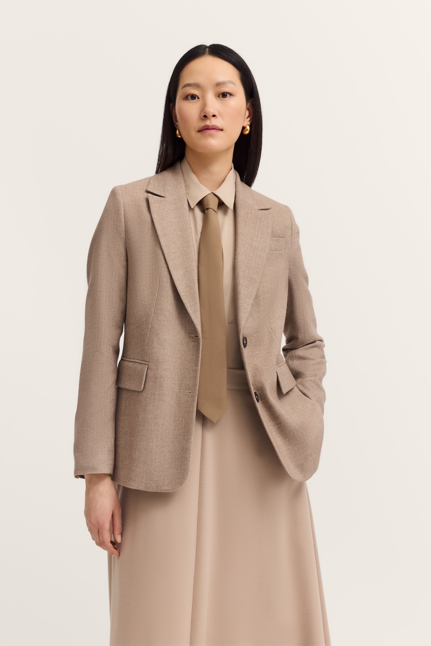 bugatti Kurzblazer "elegant & vielseitig", mit feinem Fischgrat-Muster günstig online kaufen