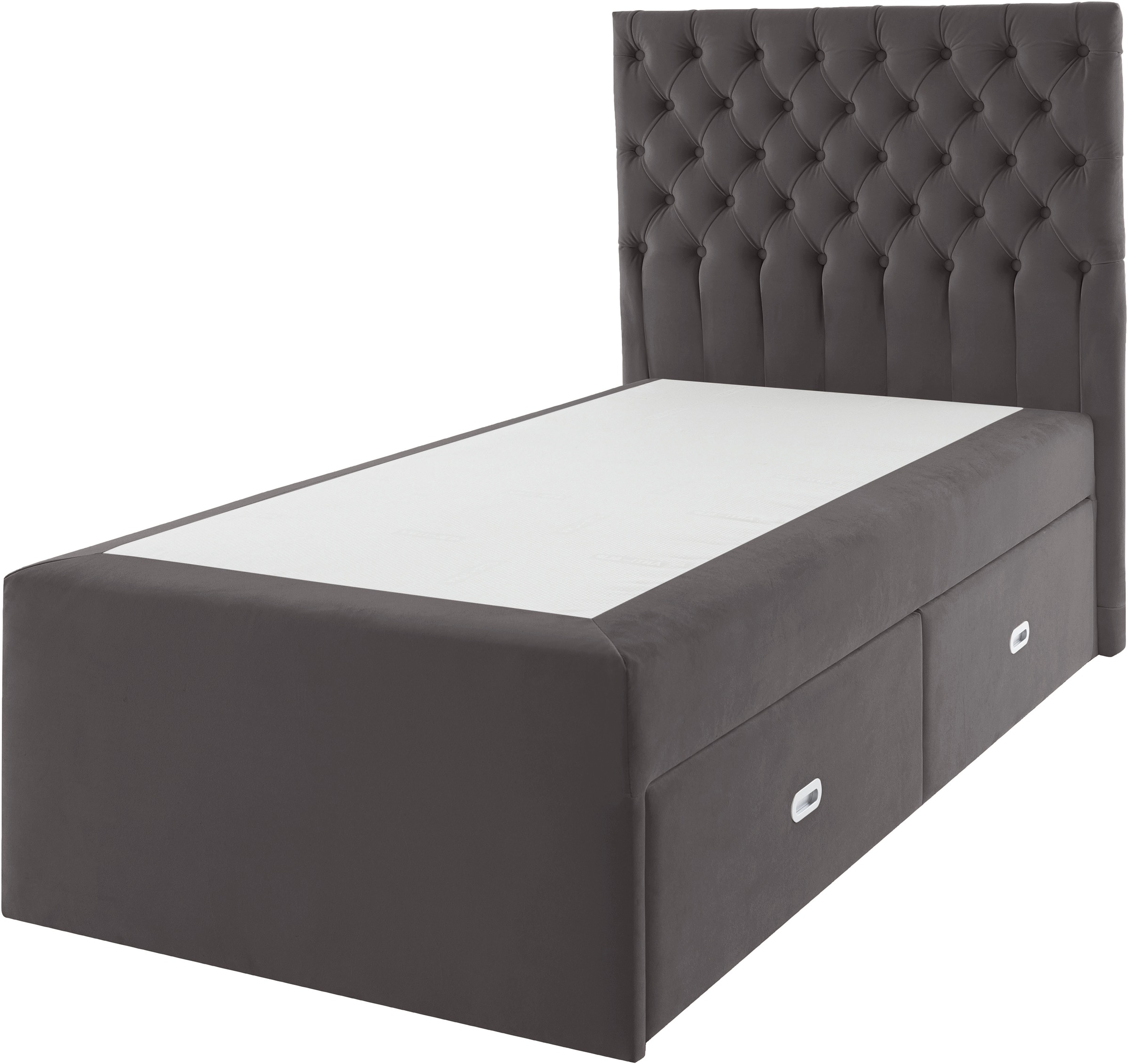 Home affaire Bett "Boxbett Alvi mit Schubladen, Taschen-Federkernmatratze" günstig online kaufen
