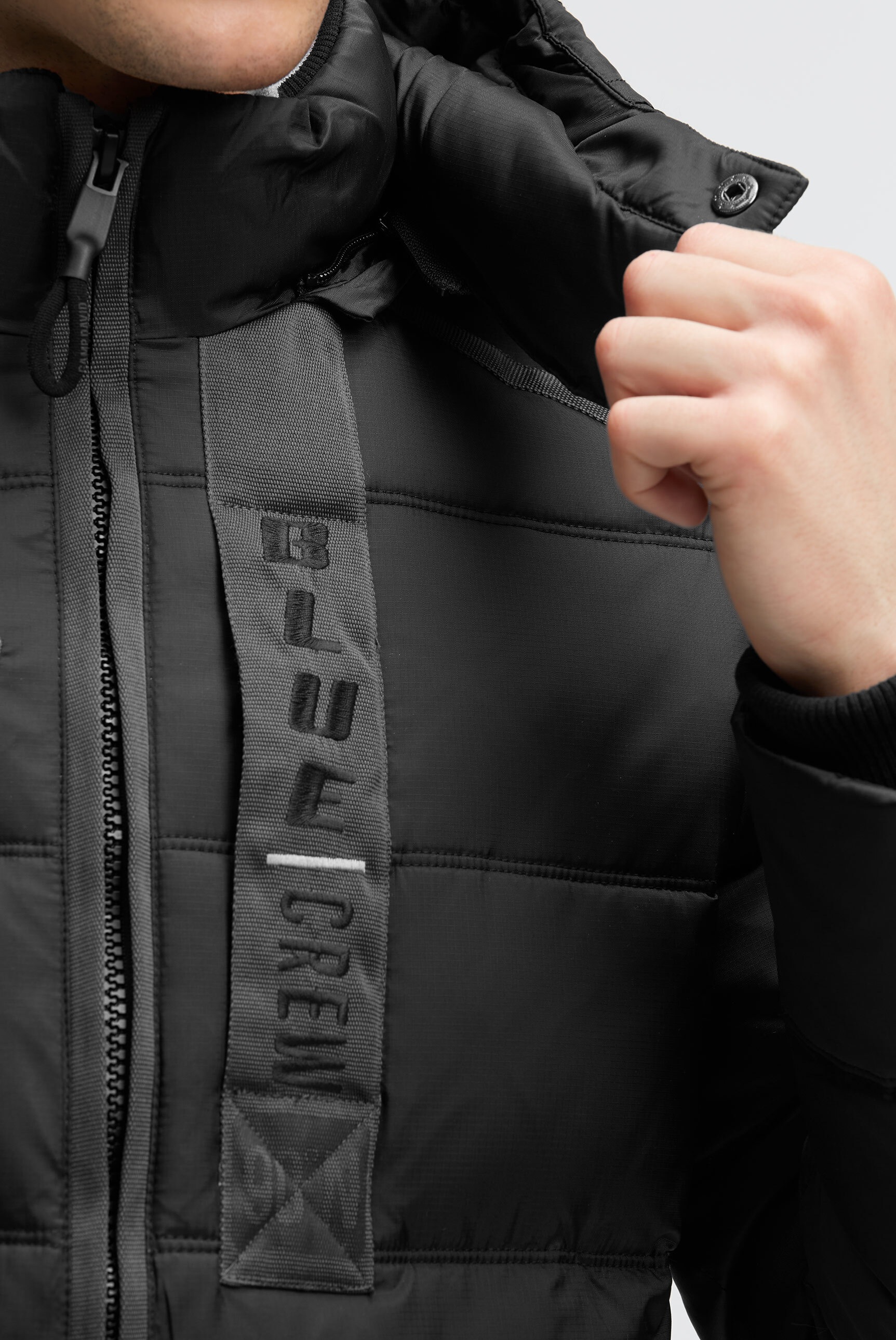 CAMP DAVID Winterjacke mit Kapuze mit abtrennbarer Kapuze