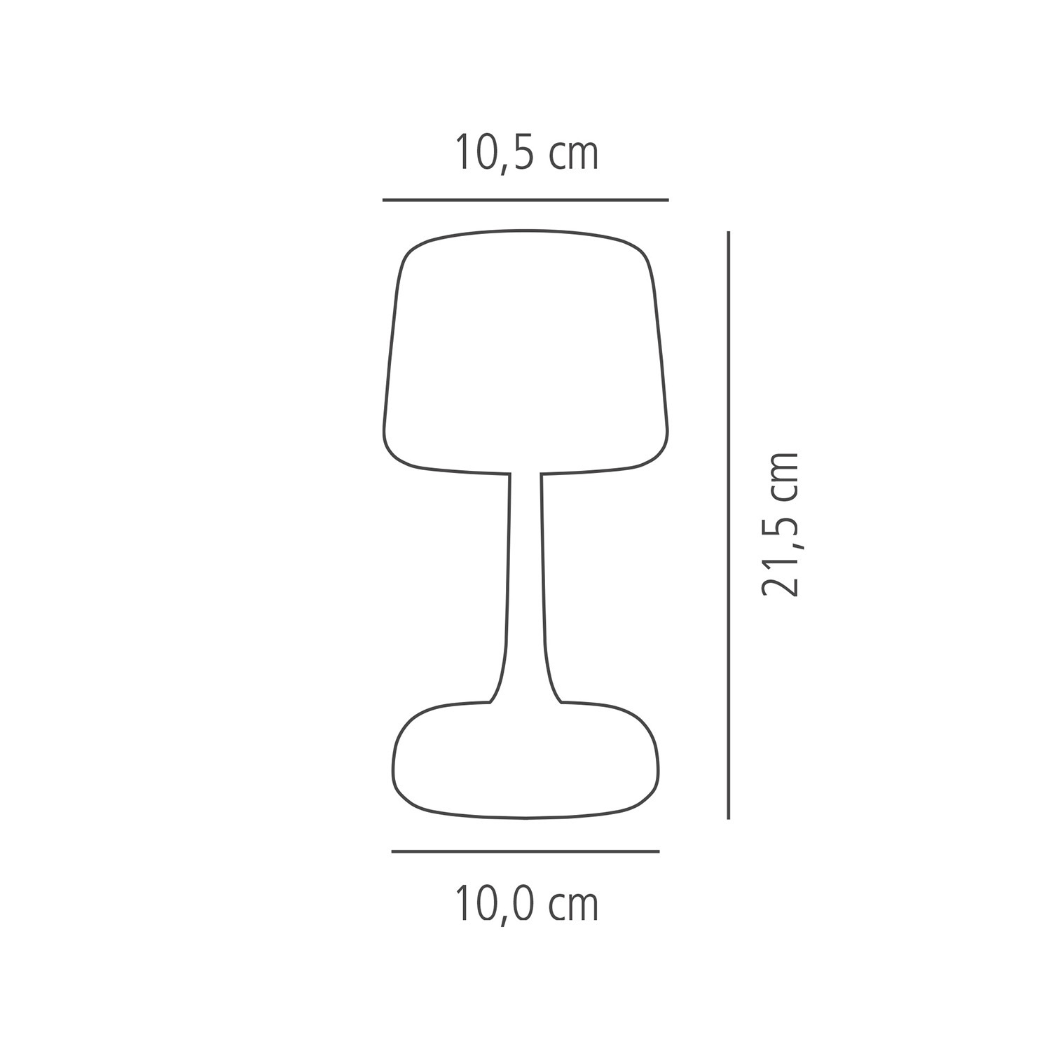 APS LED Tischleuchte »SOHO, inkl. Fernbedienung und Ladestation« LED-Board 1 Stk. warmweiß - kaltweiß Akku-Tischleuchte mit Fernbedienung, Ladestation & dimmbarem LED-Licht