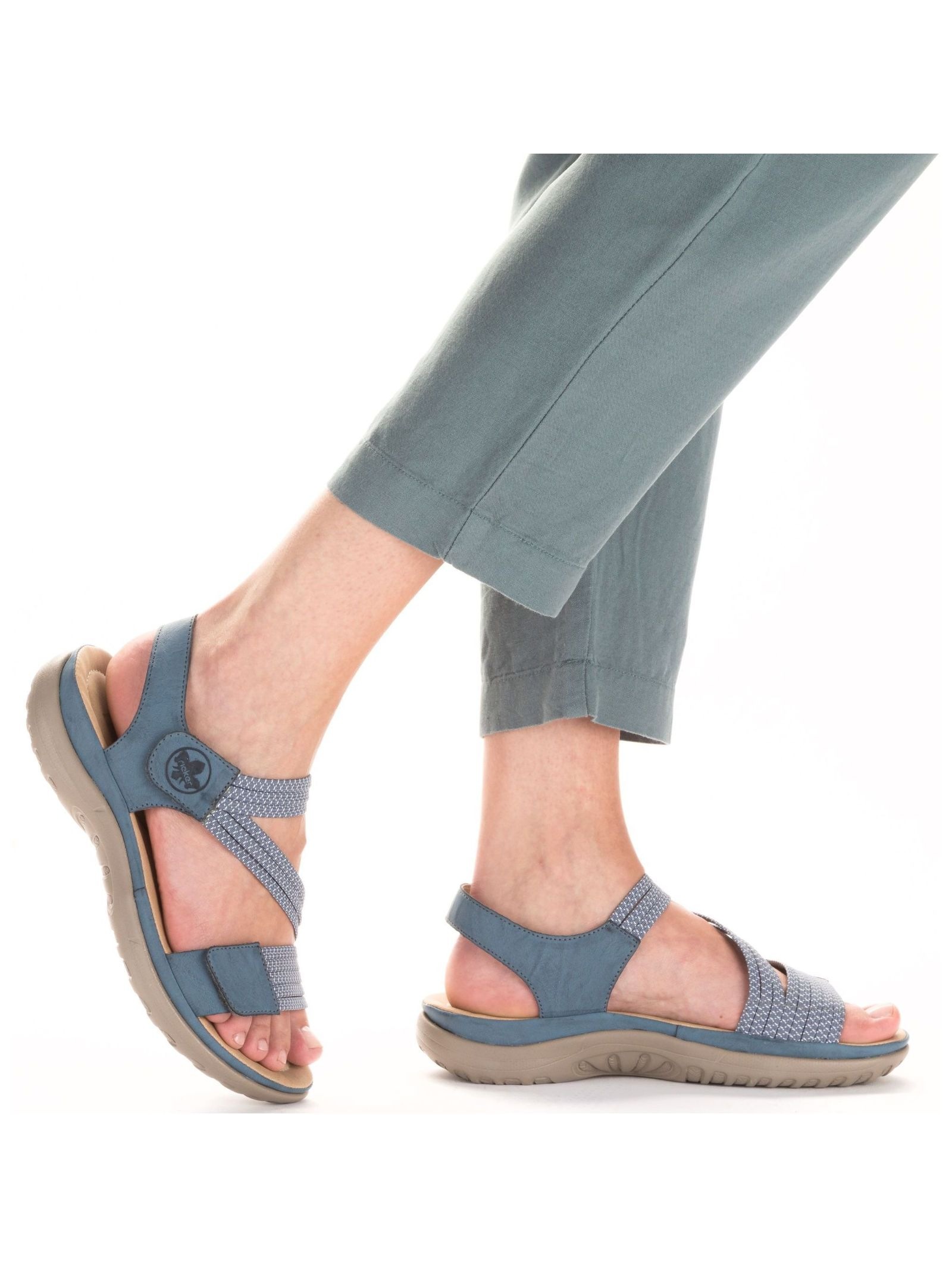 Rieker Riemchensandale »Rieker Sandalen Lederimitat«
