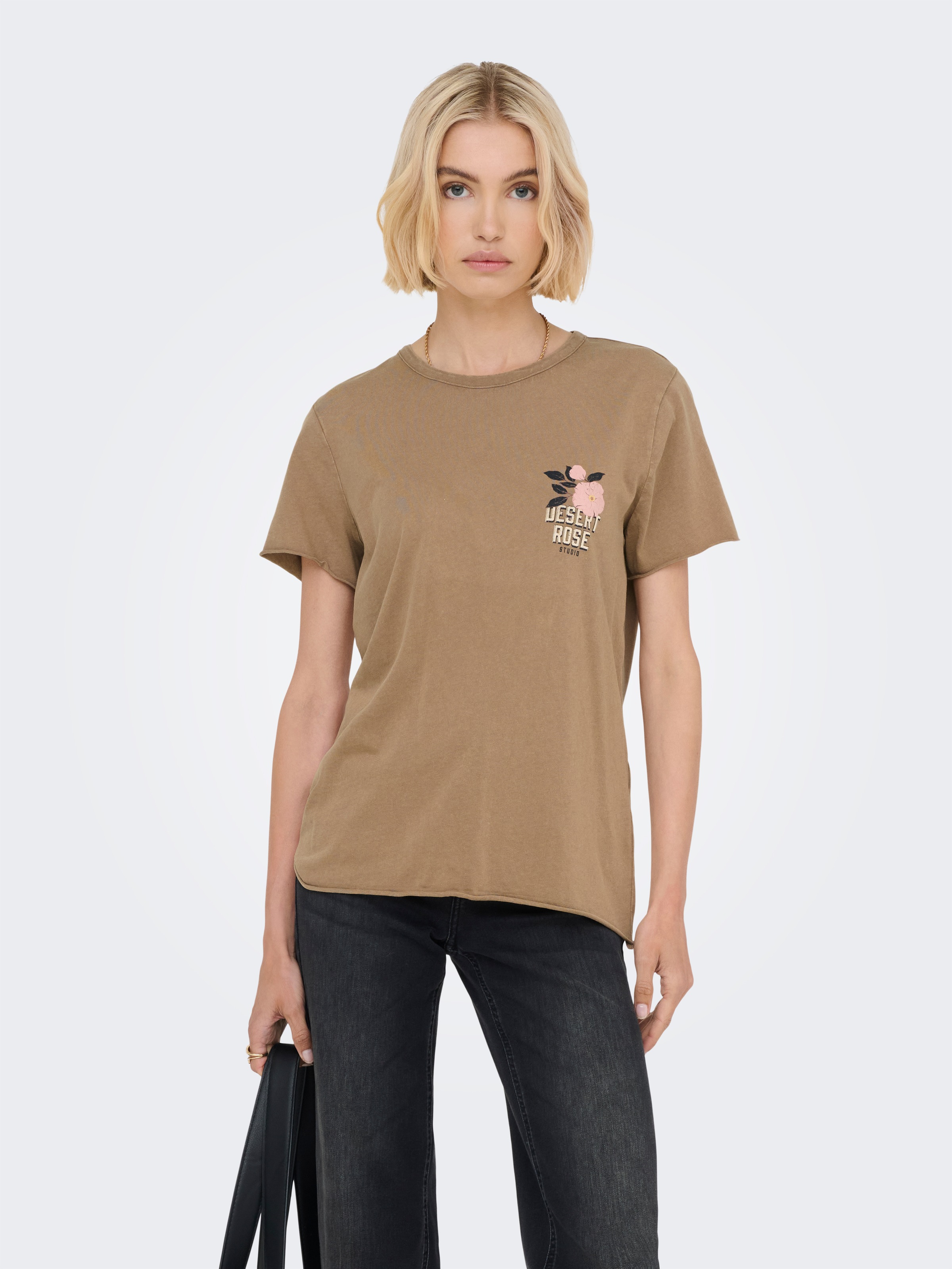 ONLY Rundhalsshirt "ONLLUCY REG S/S TOP JRS NOOS", unterschiedlich bedruckt günstig online kaufen