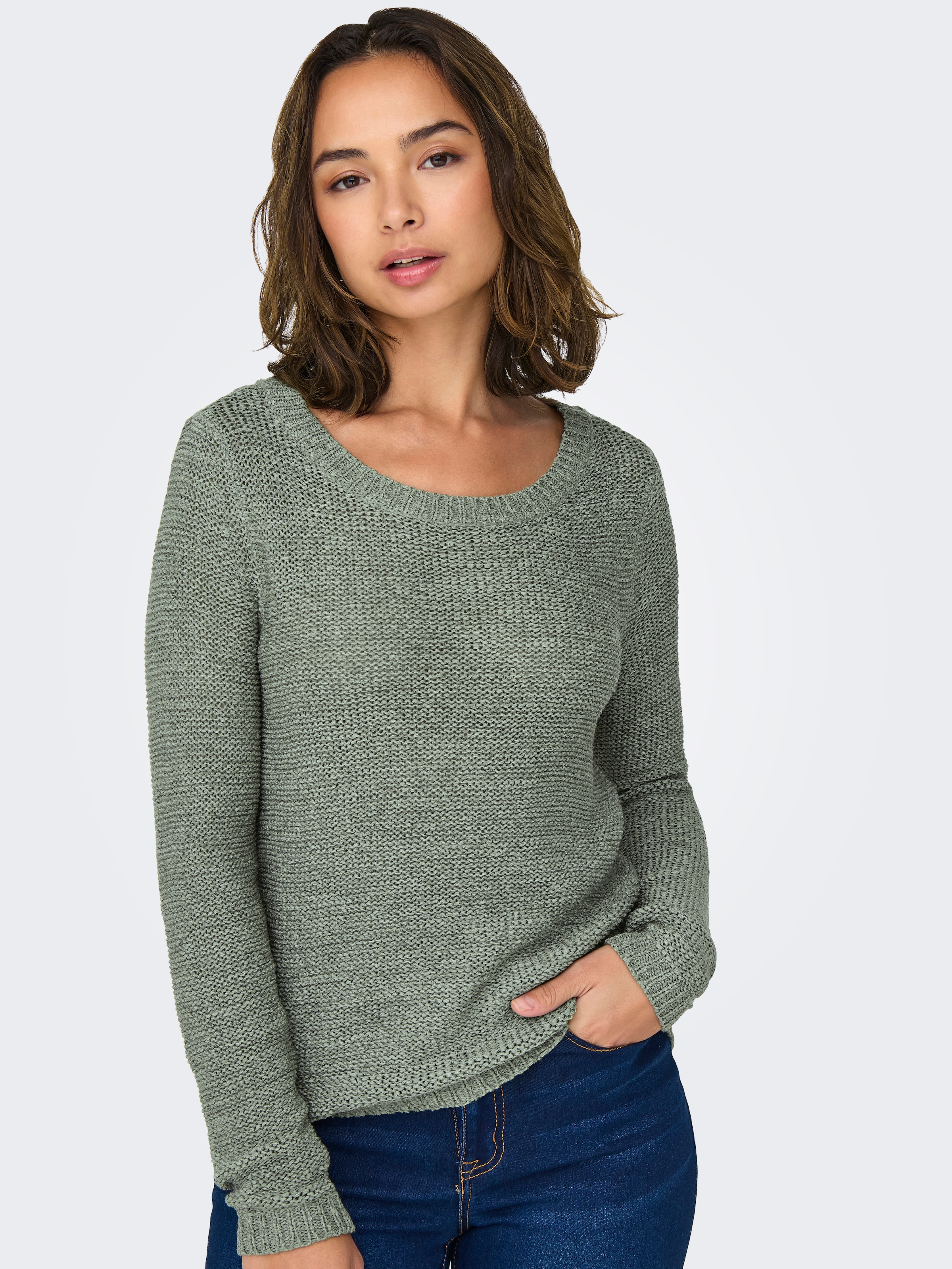 ONLY Strickpullover »ONLGEENA XO L/S PULLOVER KNT NOOS«
