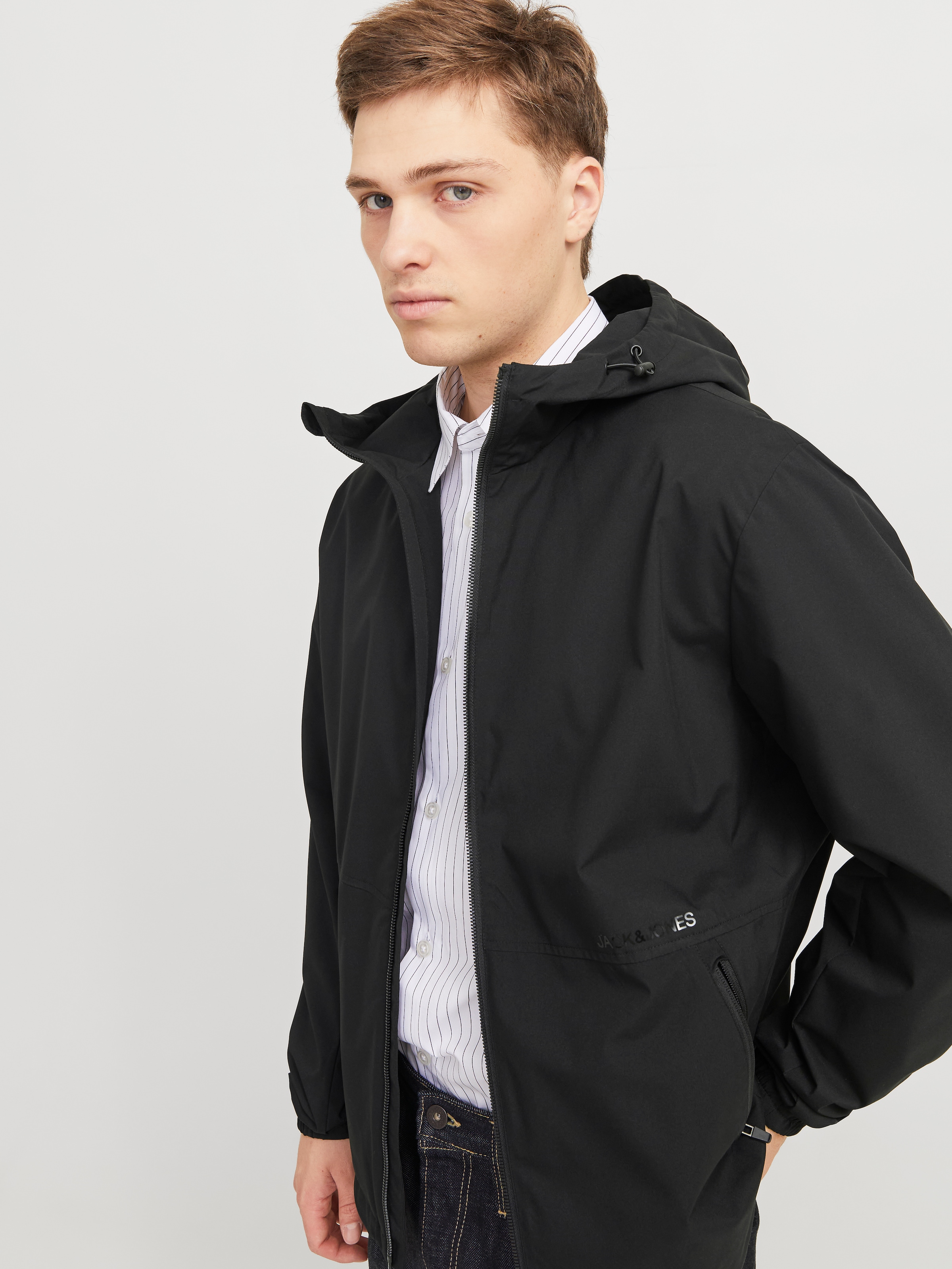 Jack & Jones Outdoorjacke »JJEURBAN LIGHT JACKET SN«, mit Kapuze, mit Kapuze