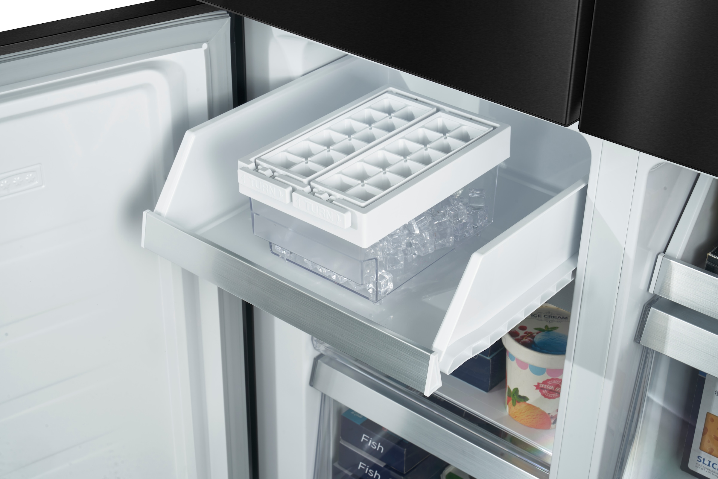 Hanseatic Multi Door »HCDA19090CBI« 190,5 cm hoch 91 cm breit NoFrost, Multizone, Display, Türalarm