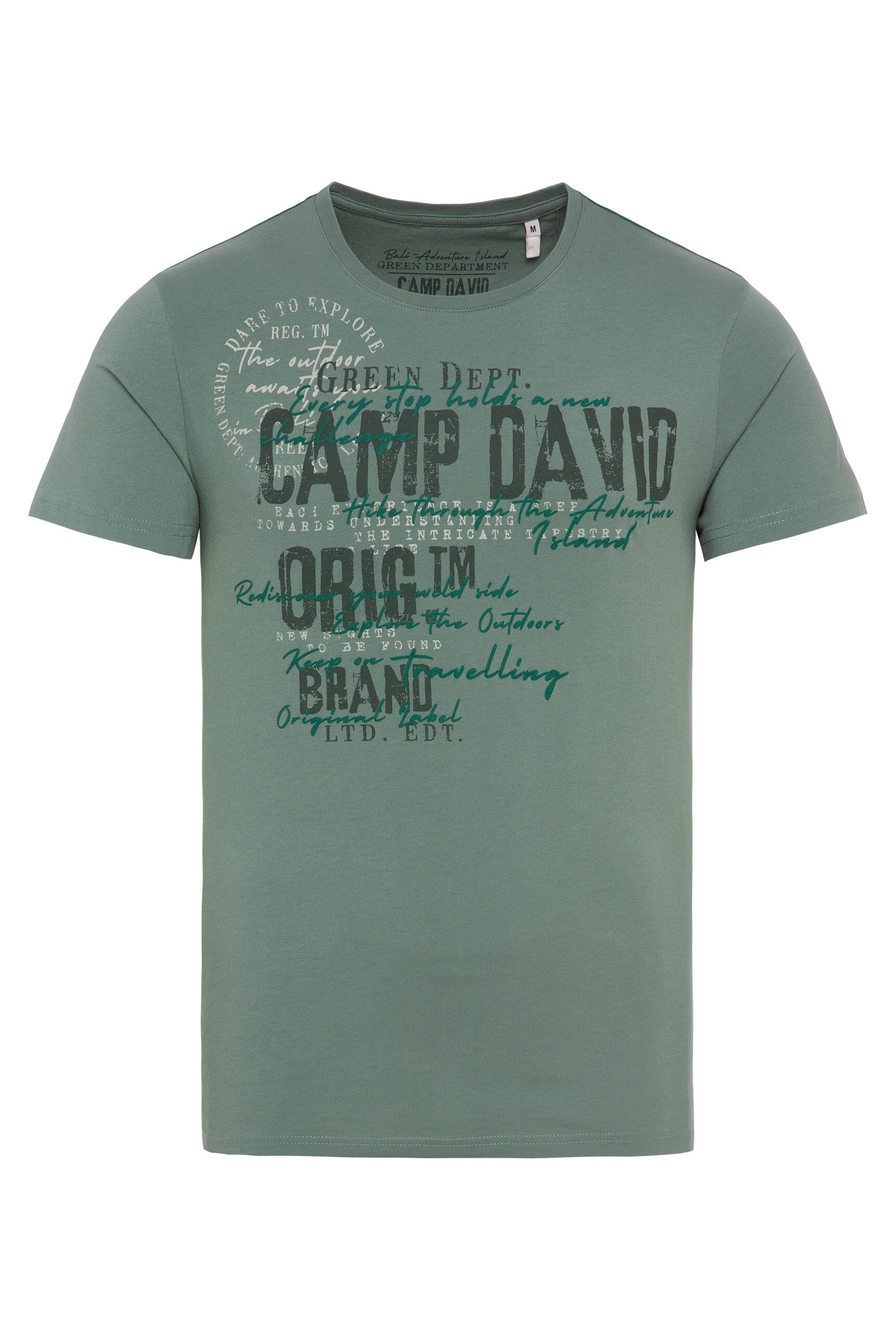 CAMP DAVID Rundhalsshirt, aus Baumwolle günstig online kaufen