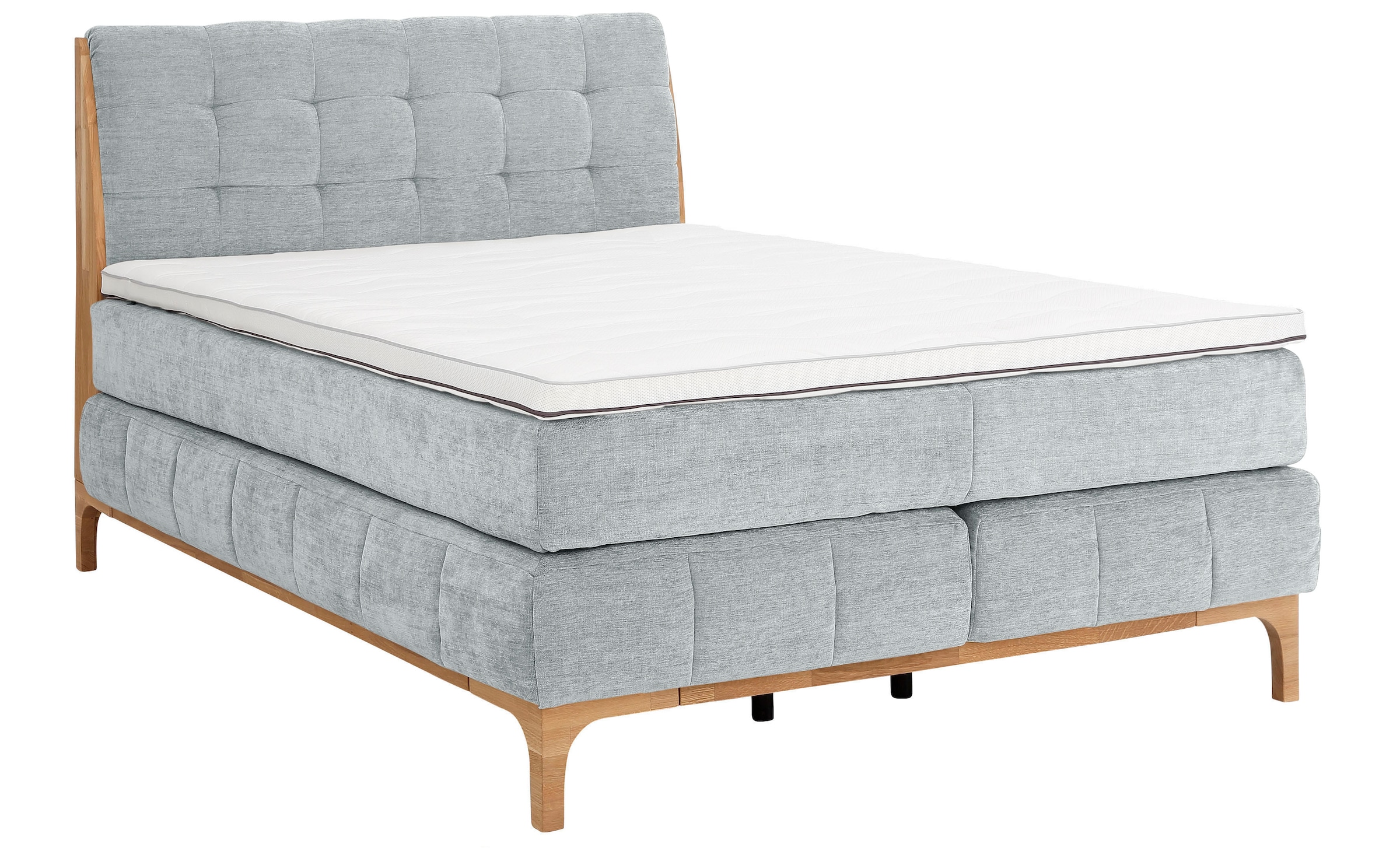OTTO home Boxspringbett »Jelle« 5 Stk. tlg. zertifizierte, recycelte Bezugsstoffe, verschiedene Ausführungen