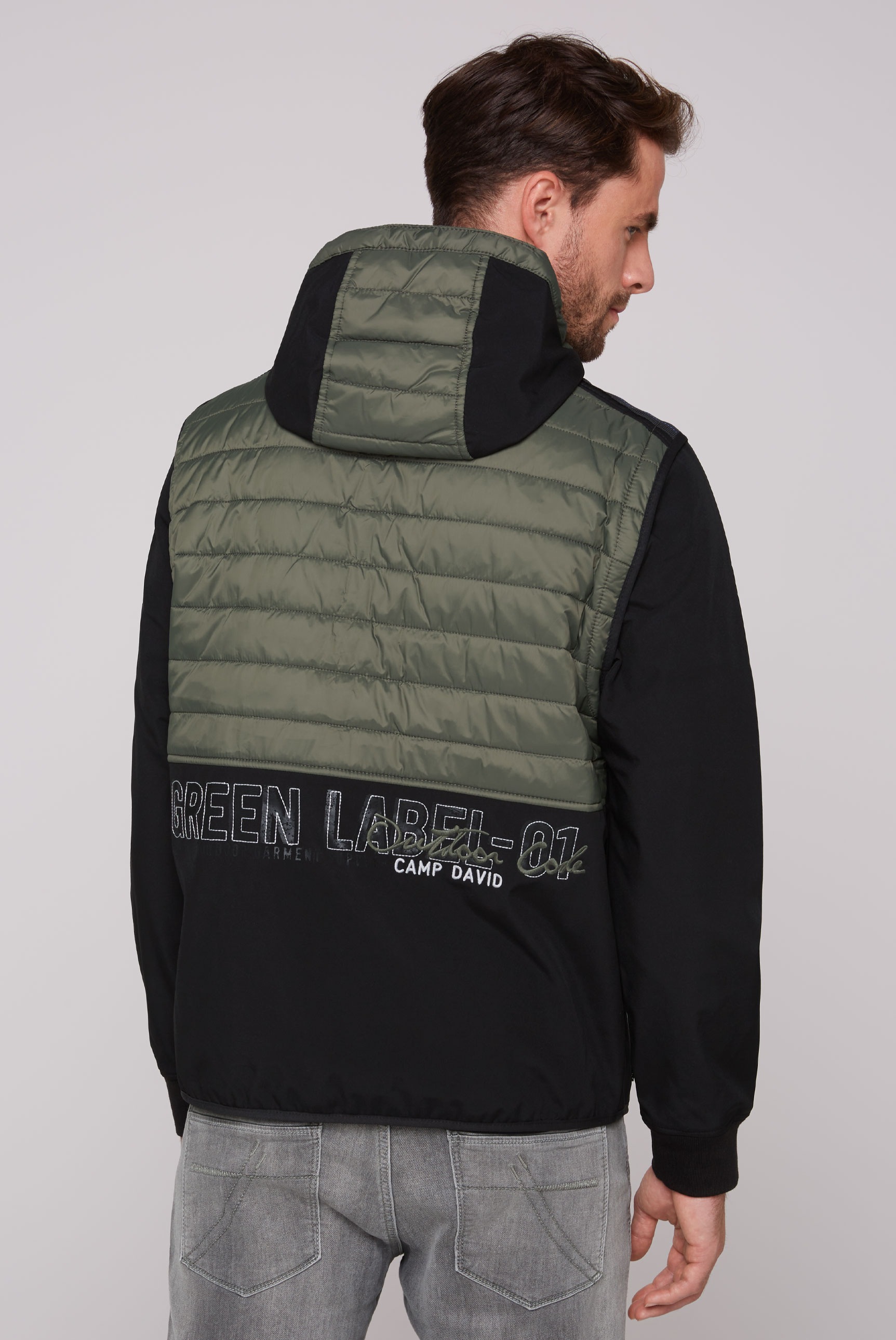 CAMP DAVID Softshelljacke, mit Kapuze, mit abtrennbaren Ärmeln günstig online kaufen