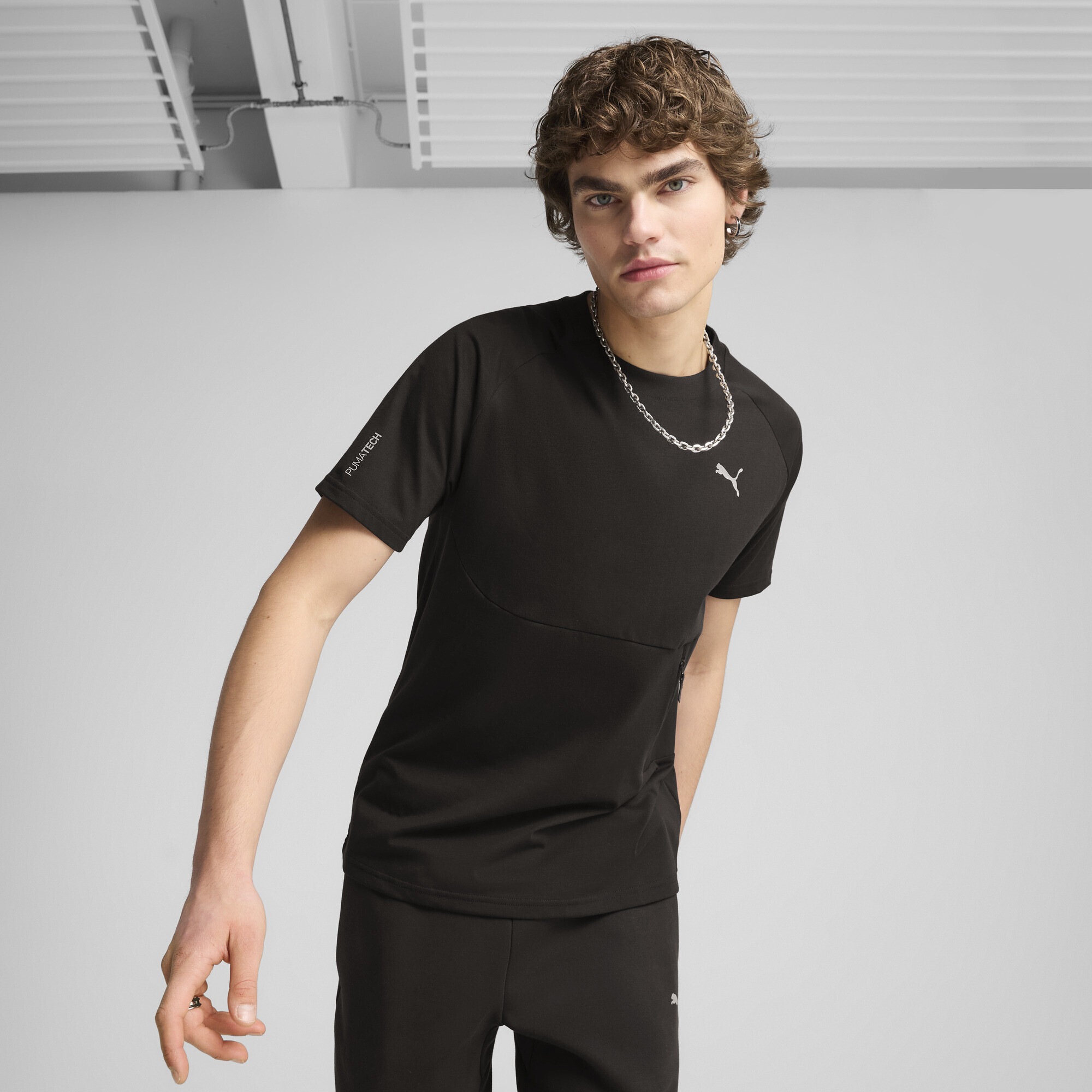 PUMA T-Shirt »PUMATECH T-Shirt mit Brusttasche Herren«