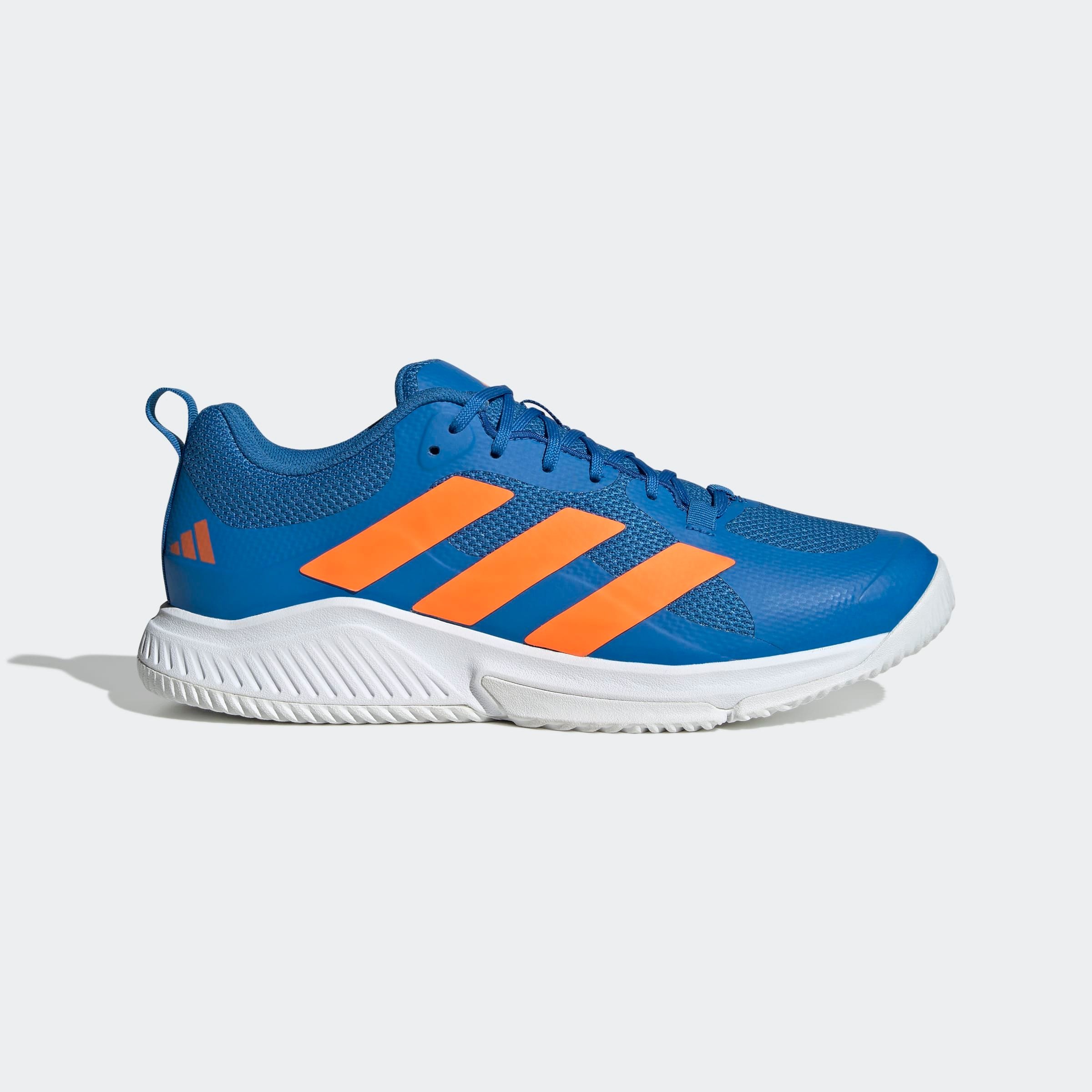 Hallenschuh ADIDAS PERFORMANCE "COURT TEAM BOUNCE 2.0", Herren, Gr. 42,5, blau (bright royal, cloud weiß, cloud weiß), Synthetik, Textil, Schuhe Hallenschuh, Volleyballschuh 2