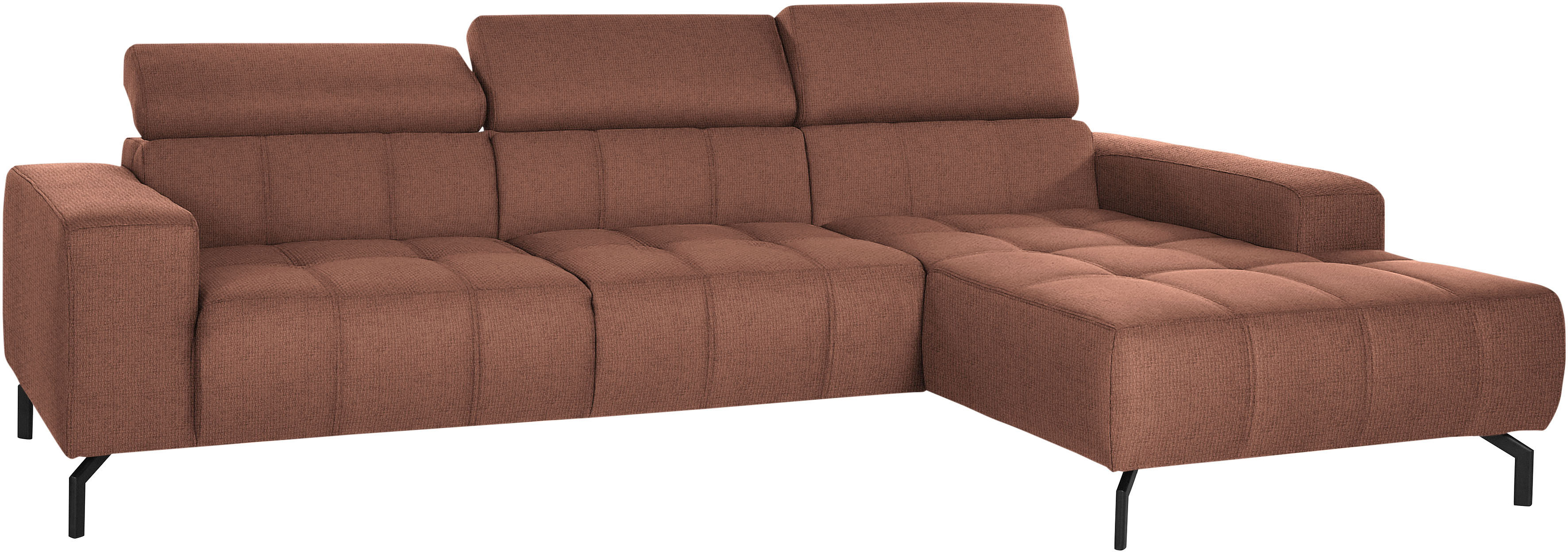 Thumbnail - DOMO collection Ecksofa "Cunelli tolle Sitznähte als Designelement, fester Sitzkomfort, L-Form" wahlweise mit 6-fach ver...