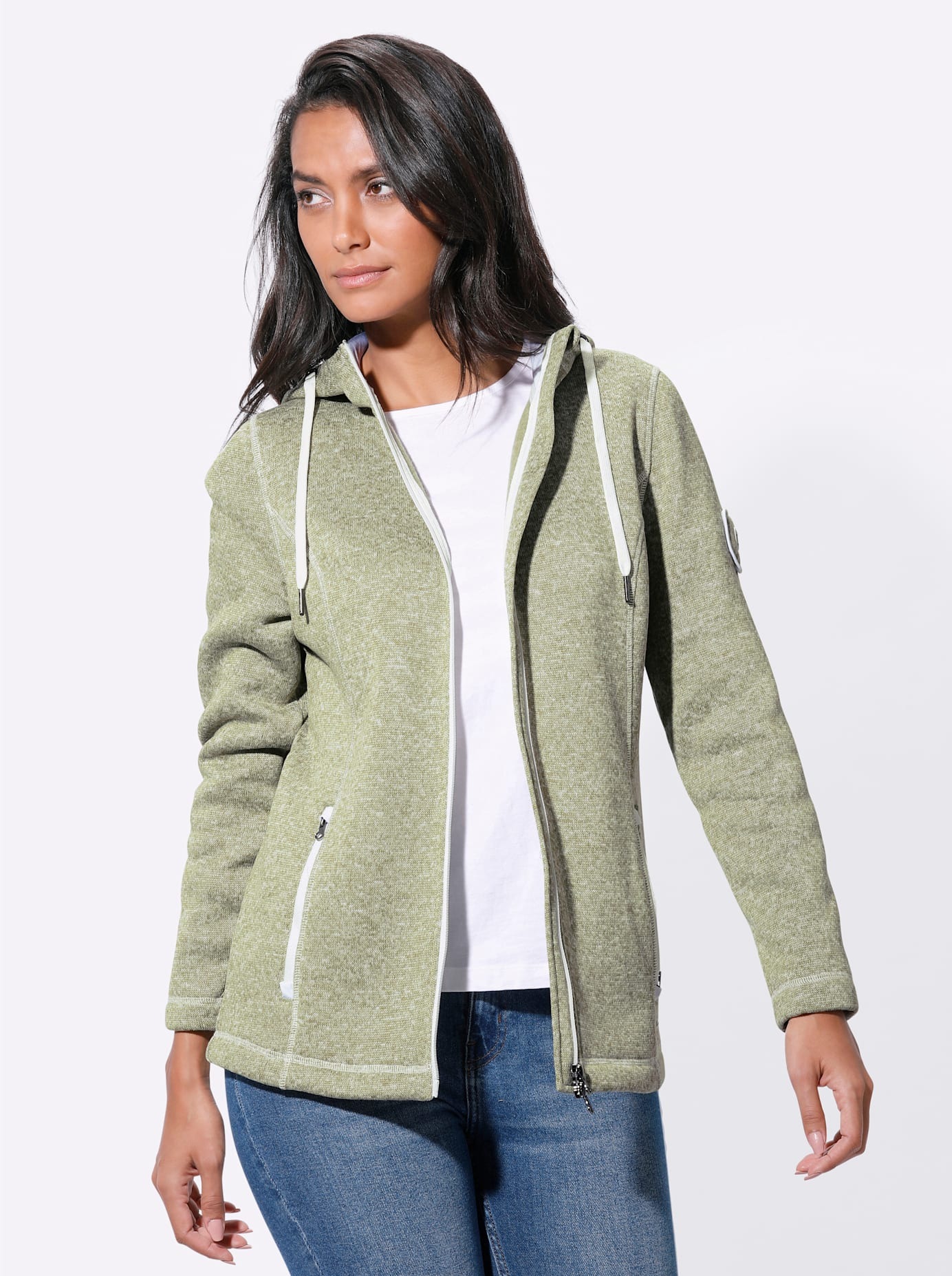 Casual Looks Strickfleecejacke