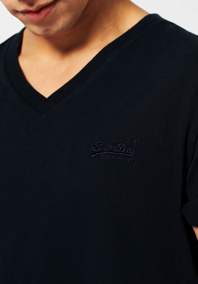 Superdry V-Shirt "VINTAGE LOGO EMB VEE" günstig online kaufen