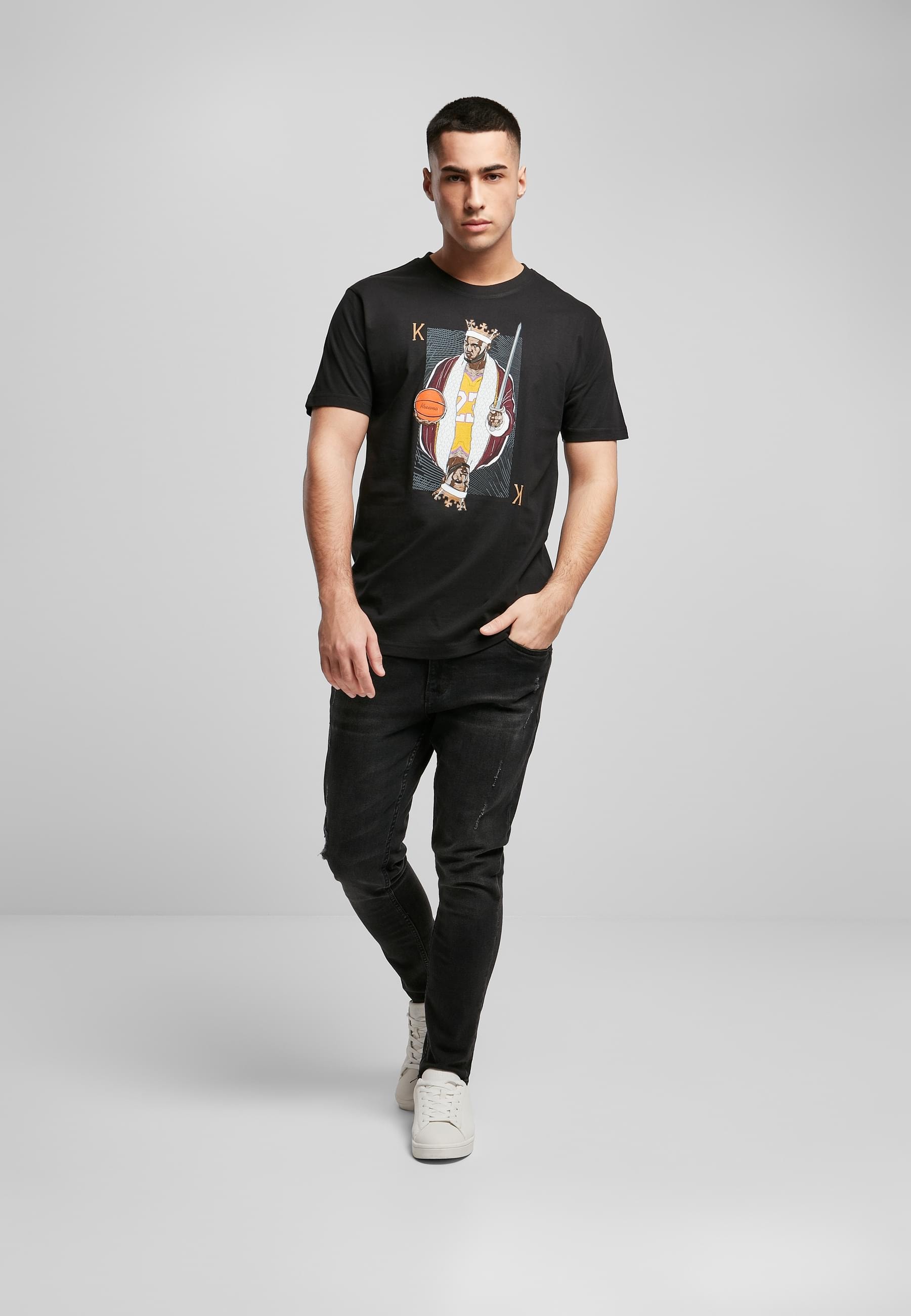 MisterTee T-Shirt »MisterTee Herren King James LA Tee«, (1 tlg.)