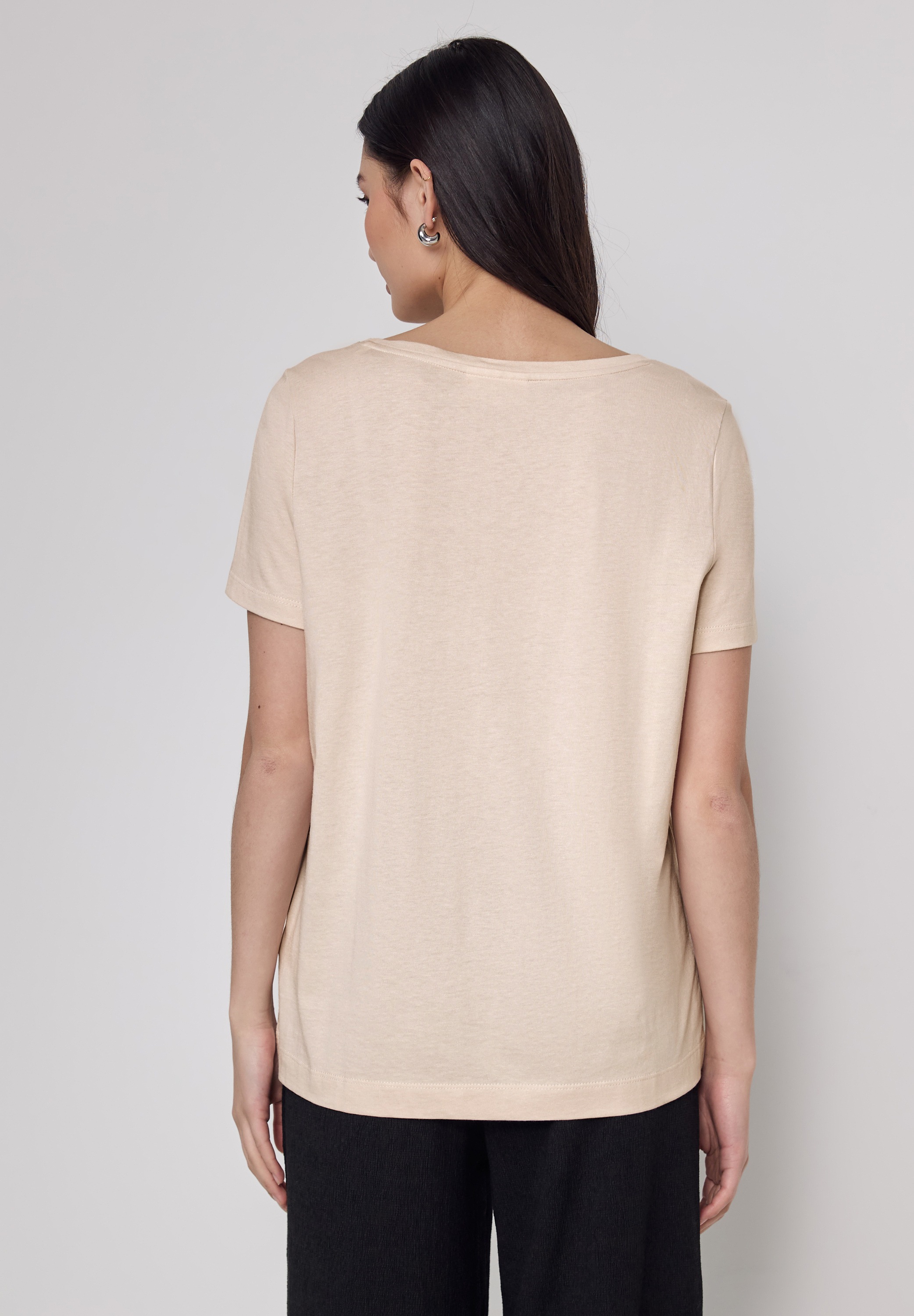 STREET ONE STUDIO T-Shirt, im soften Baumwoll-Mix