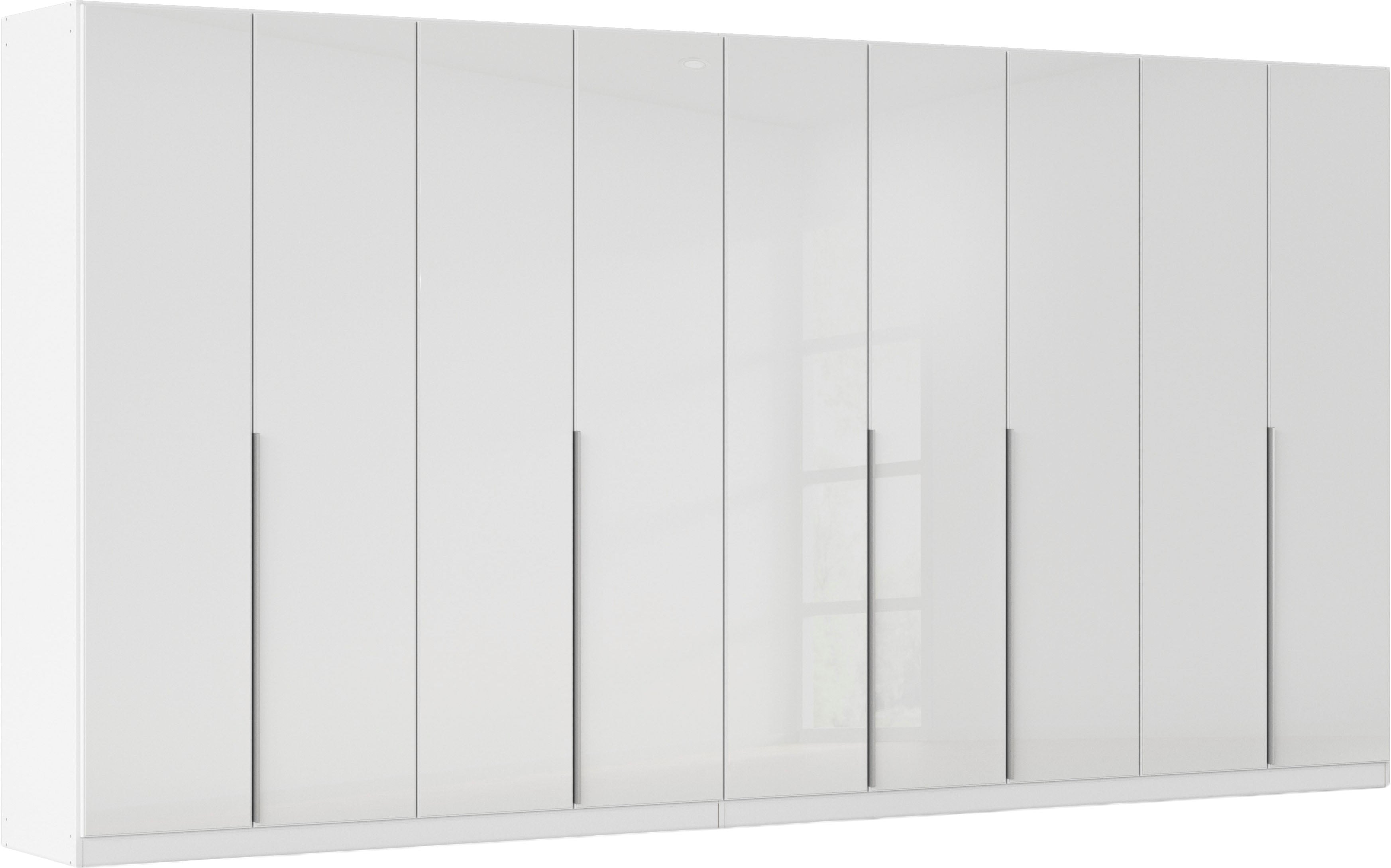 OTTO home Drehtürenschrank "Kleiderschrank Kleiderschränke Schrank Garderobe AGORDO mit Glasfront" in zwei Griff-Farben, Breiten 91-405 cm, durchdachte Innenausstattung, in 8 Breiten und 2 Höhen MADE IN GERMANY