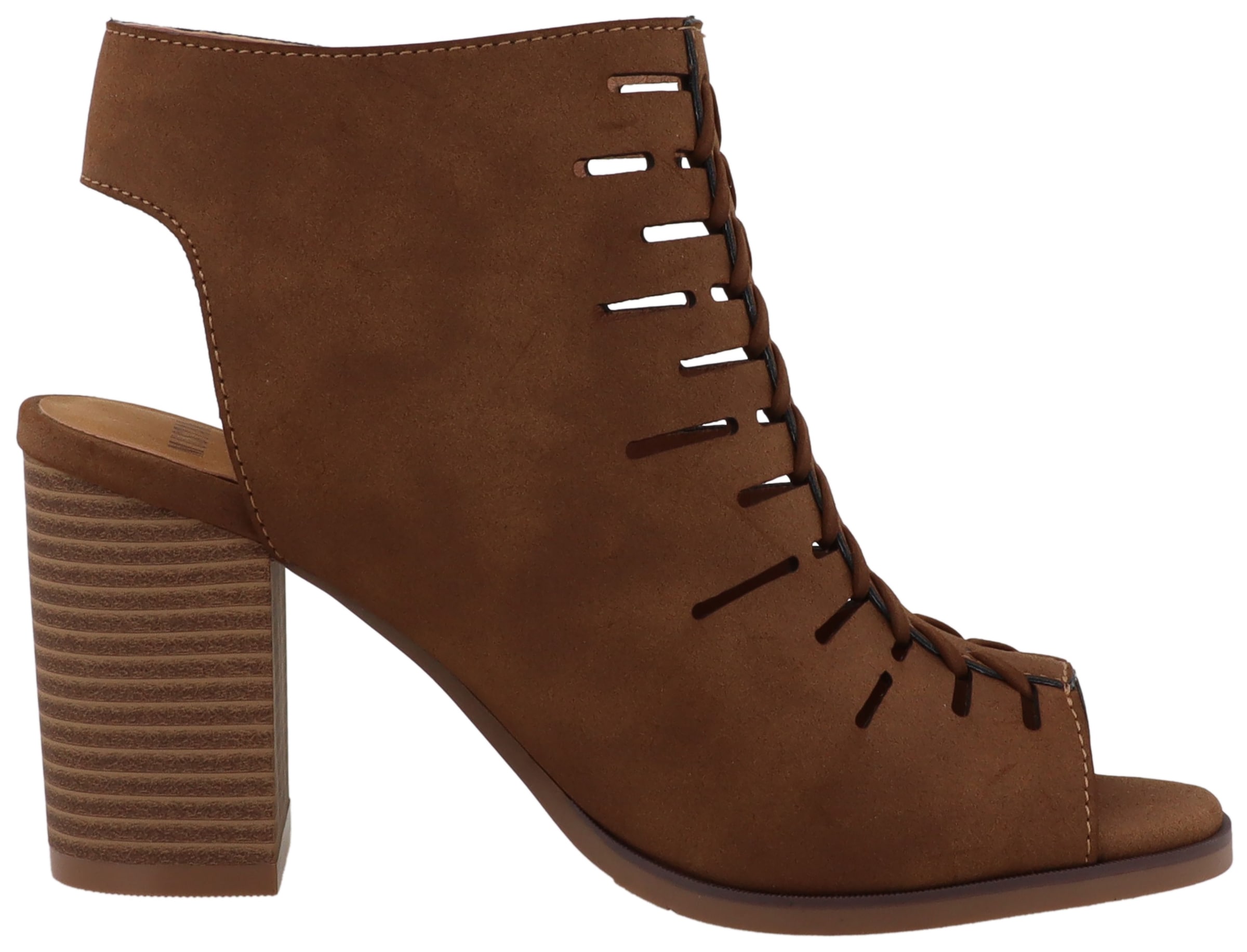 Mustang Shoes Schaftsandalette »Louise«  Blockabsatz, Sommerschuh mit modischen Cut-Outs