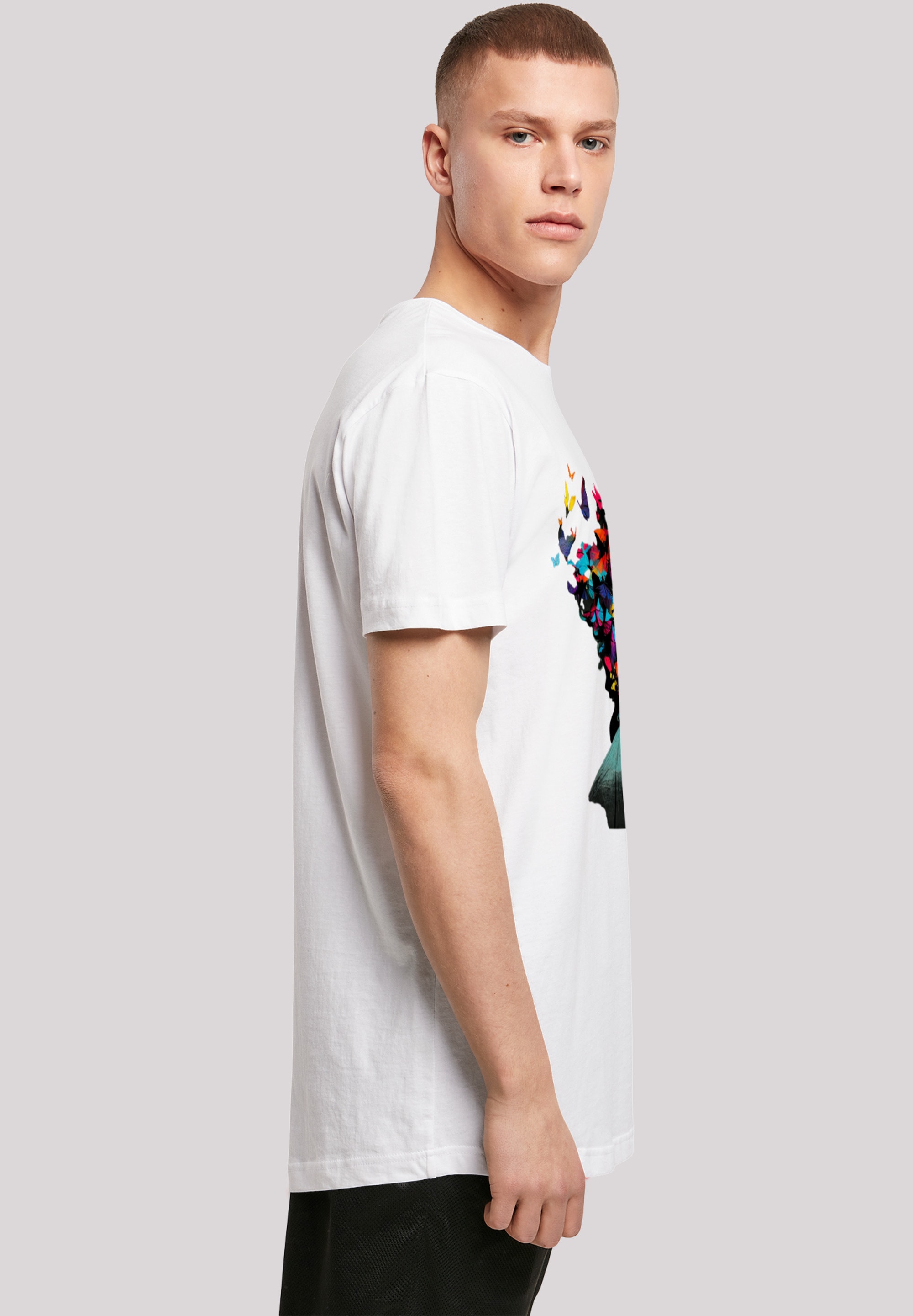F4NT4STIC T-Shirt »Schmetterling Angabe ▷ BAUR | LONG TEE«, Keine Silhouette für